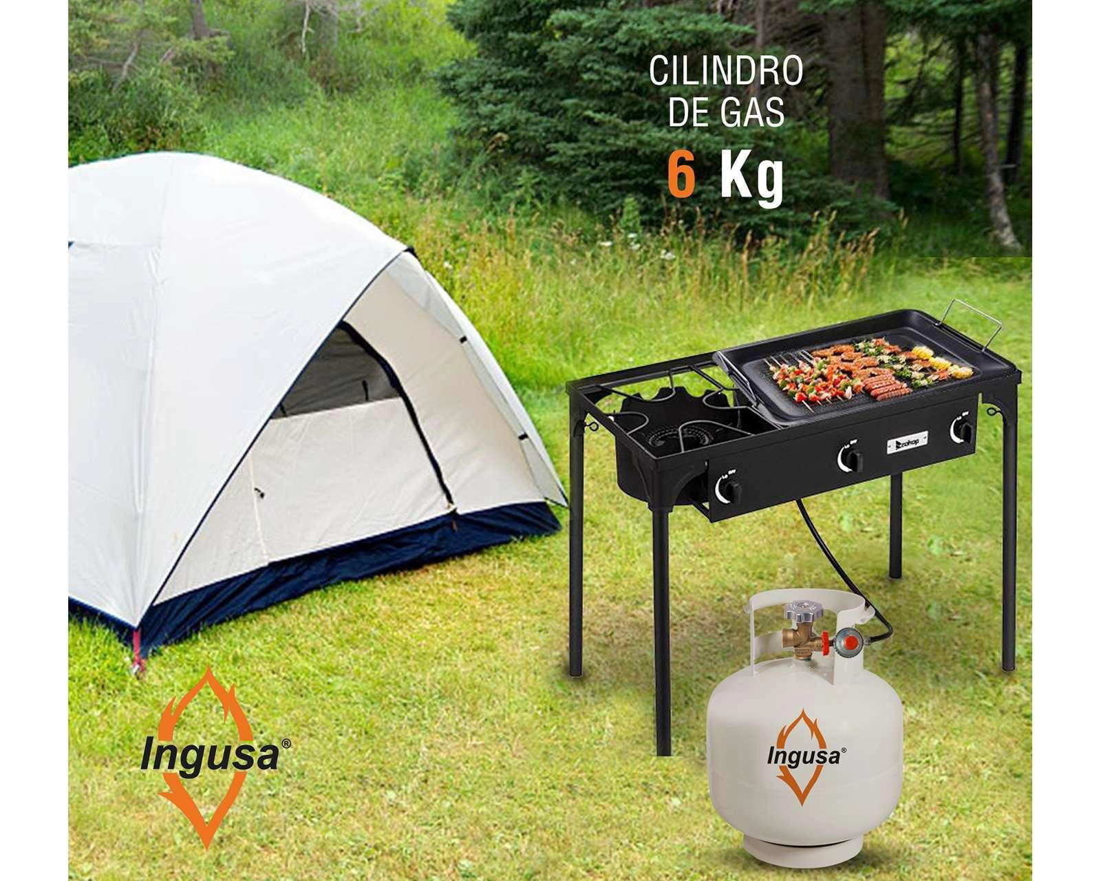 Foto 6 | Foto 6 | Cilindro de Gas LP Ingusa FL-TAN-C0006 6 kg