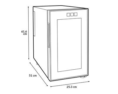 Foto 6 | Foto 6 | Cava de Vino Supra 12 Botellas Negro CAVA-12B