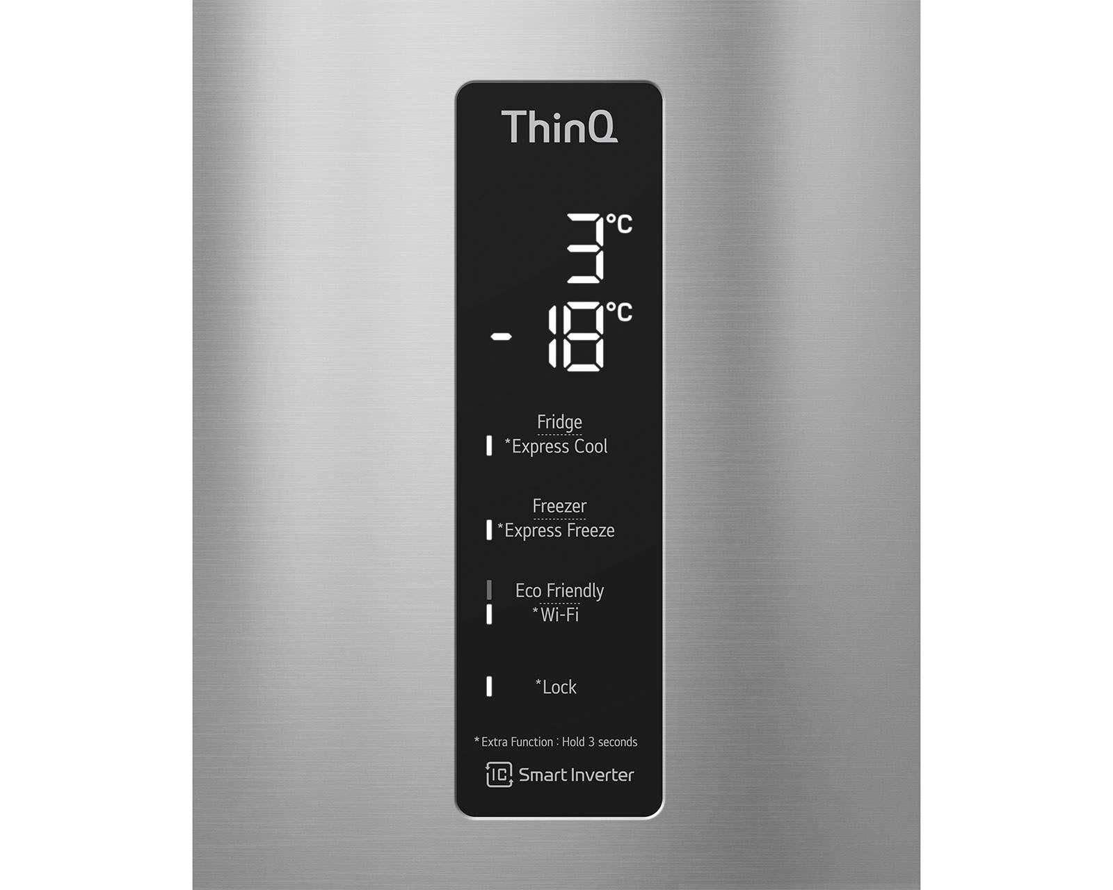 Foto 6 pulgar | Foto 5 | Refrigerador LG Botton Mount 17 Pies Gris GB45SPP