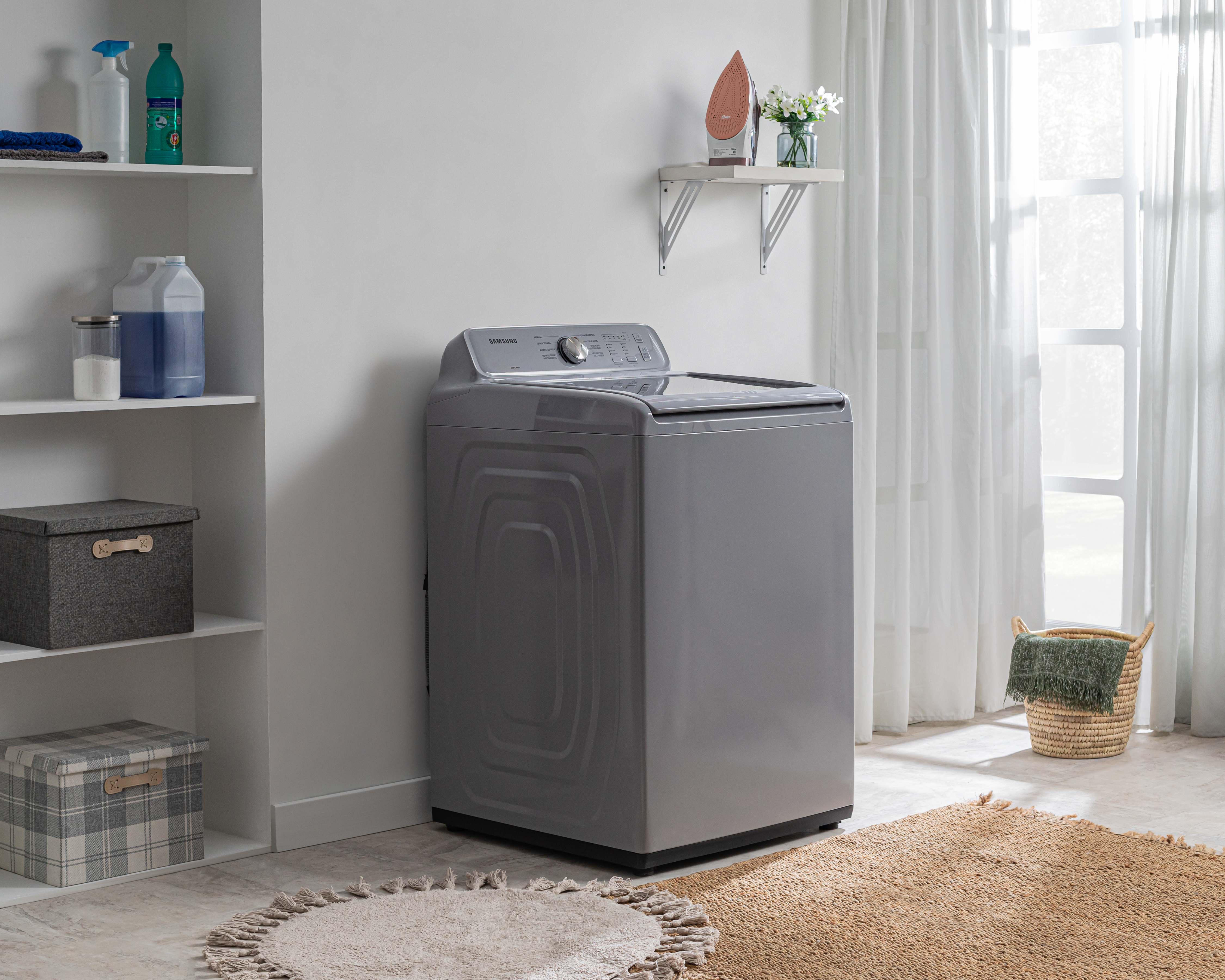 Foto 6 | Foto 6 | Lavadora Samsung Automática WA20A3351GY/AX 20 KG Gris