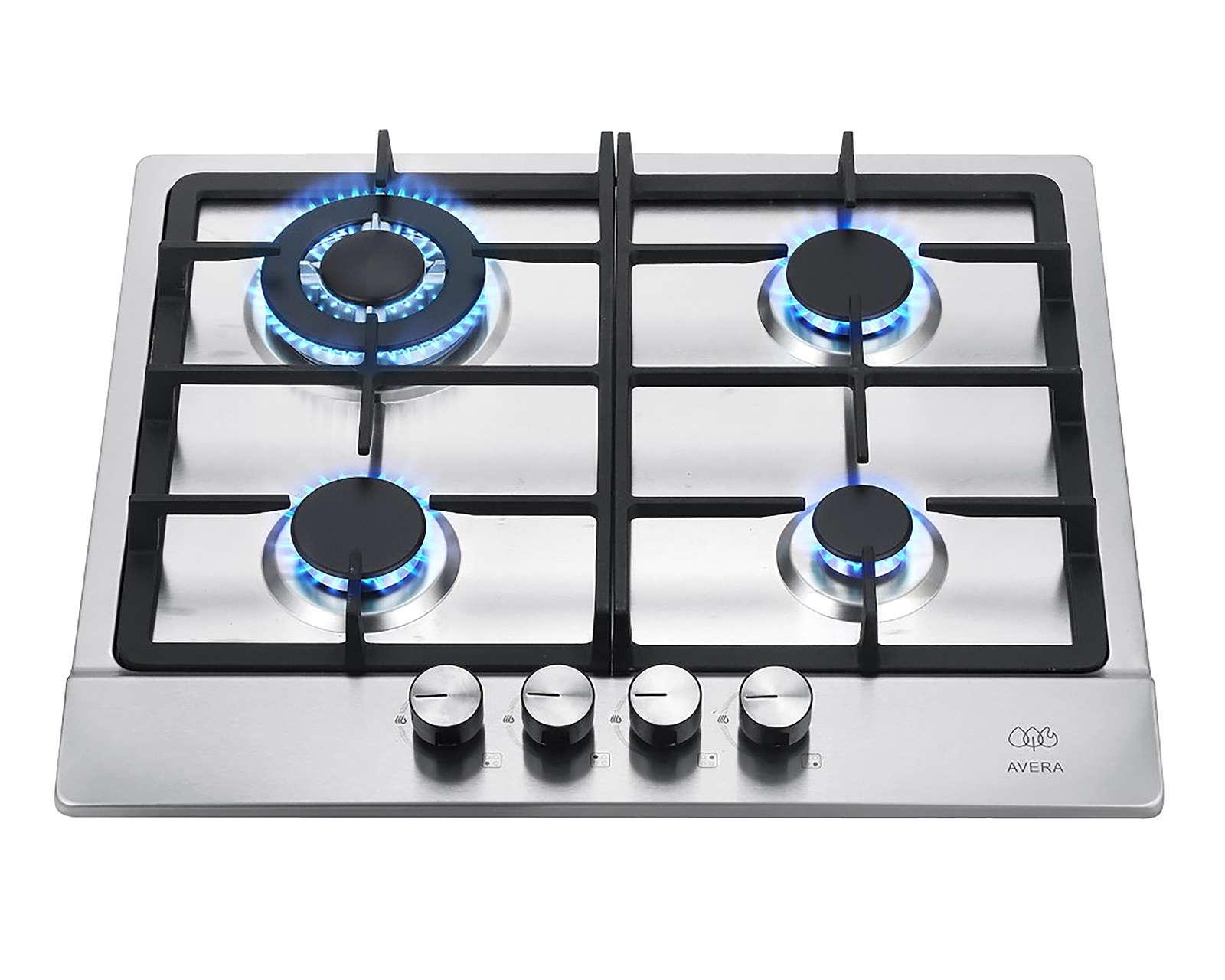 Parrilla Empotrable Avera de Gas AI4 Plateada