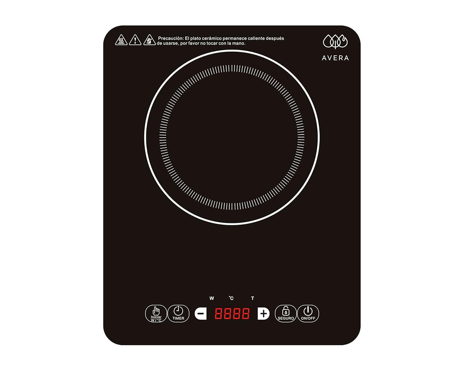 Parrilla de Inducción Avera Eléctrica PIV1 Negra