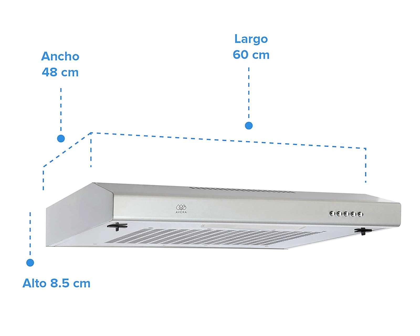 Foto 4 | Foto 4 | Campana Avera de Pared 60 cm CEA60 Acero Inoxidable