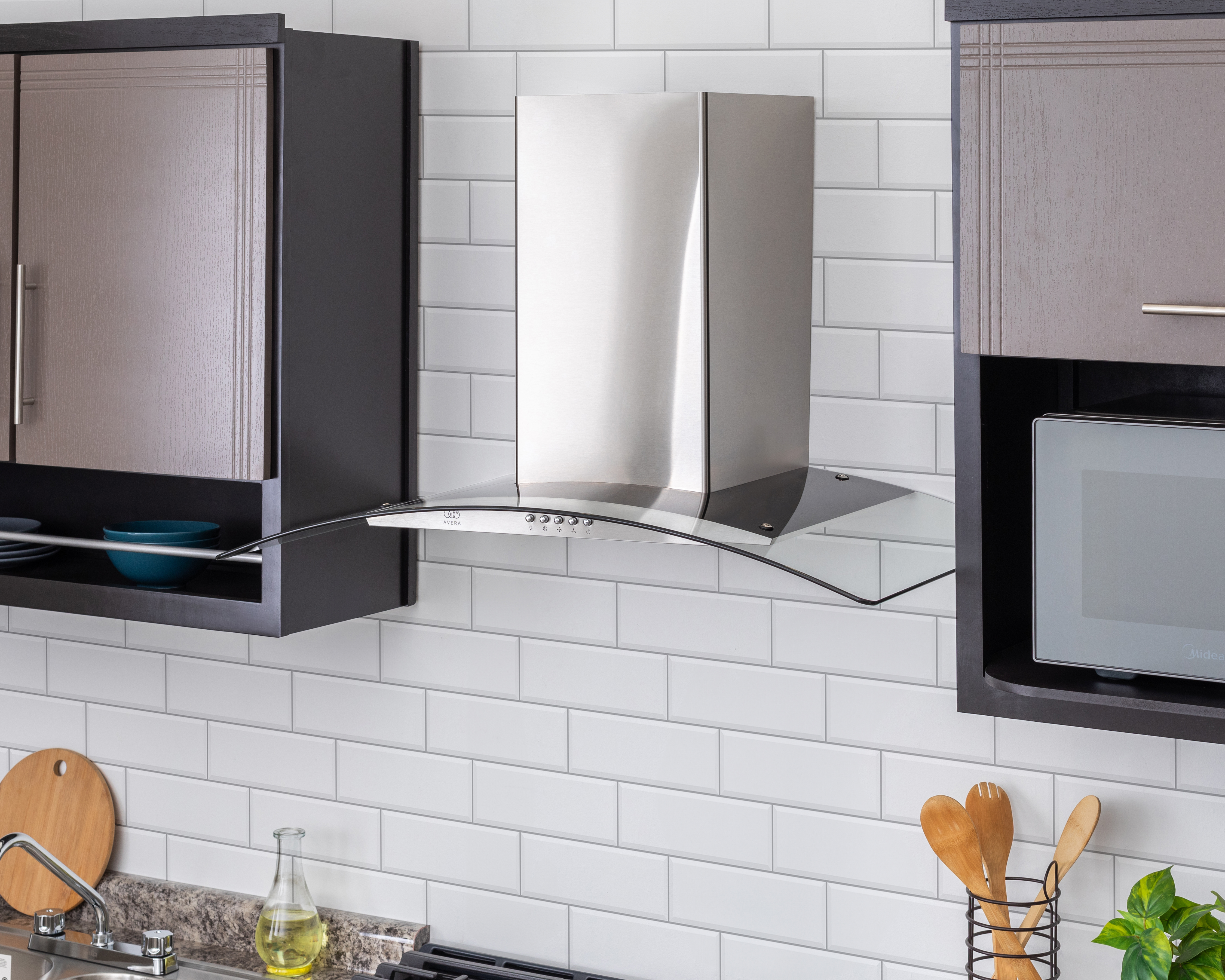 Foto 7 pulgar | Foto 6 | Campana Avera CEV90 90 cm de Pared Acero Inoxidable