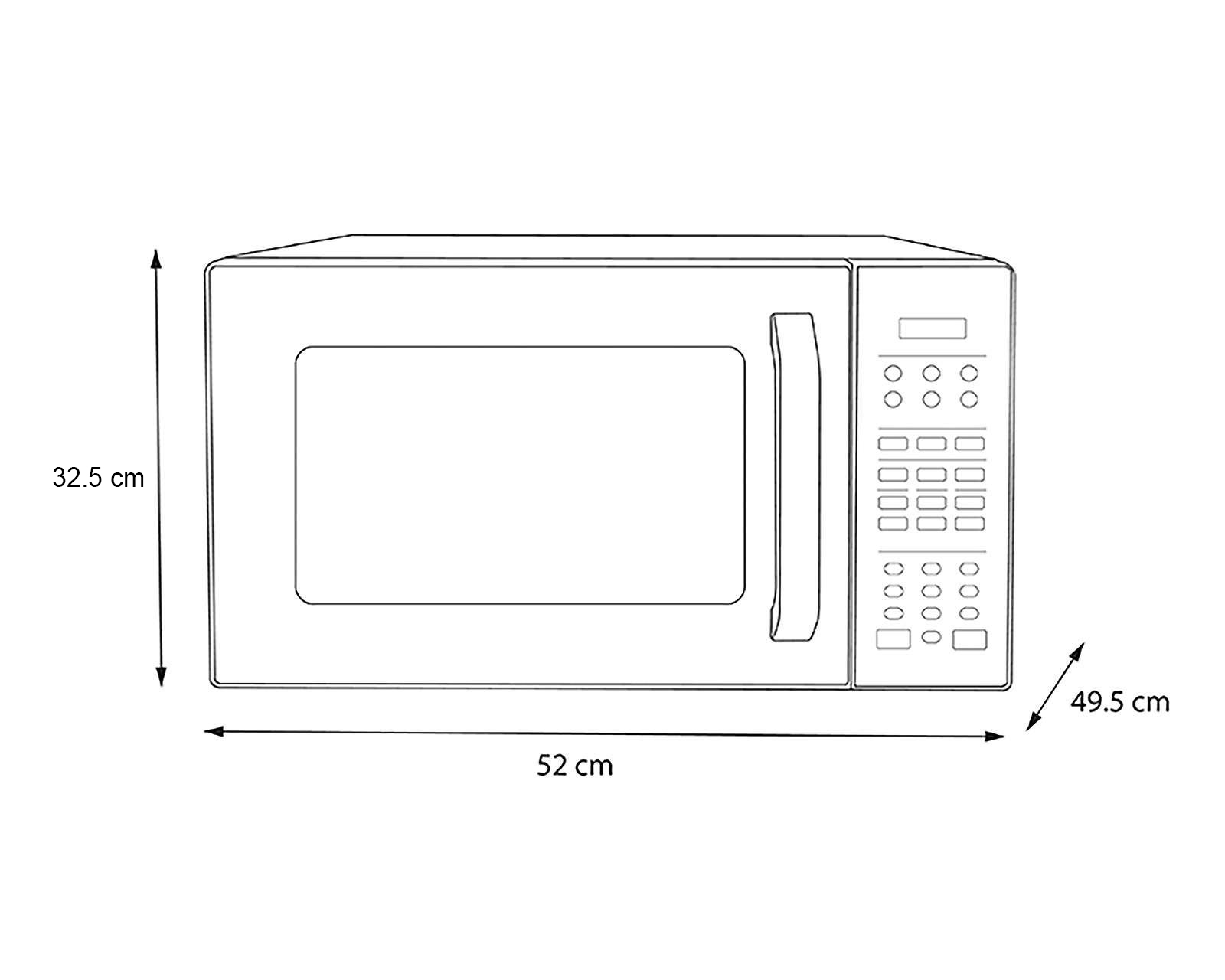 Foto 7 | Foto 7 | Horno de Microondas Midea 1.1 Pies MMDX11S2MG Silver