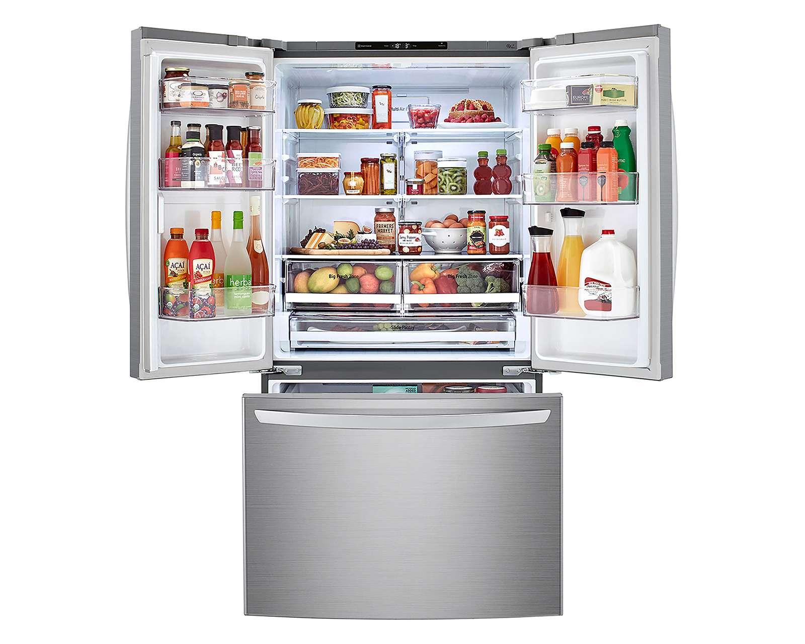 Foto 4 | Foto 3 | Refrigerador LG French Door 29 Pies Plateado GM29BP