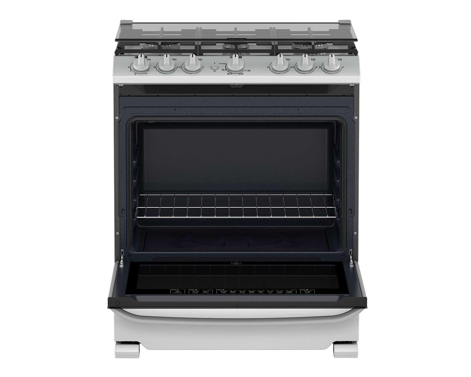 Foto 2 | Foto 3 | Estufa Mabe de Piso 30" con 6 Quemadores de Gas LP EMH7602DSS0