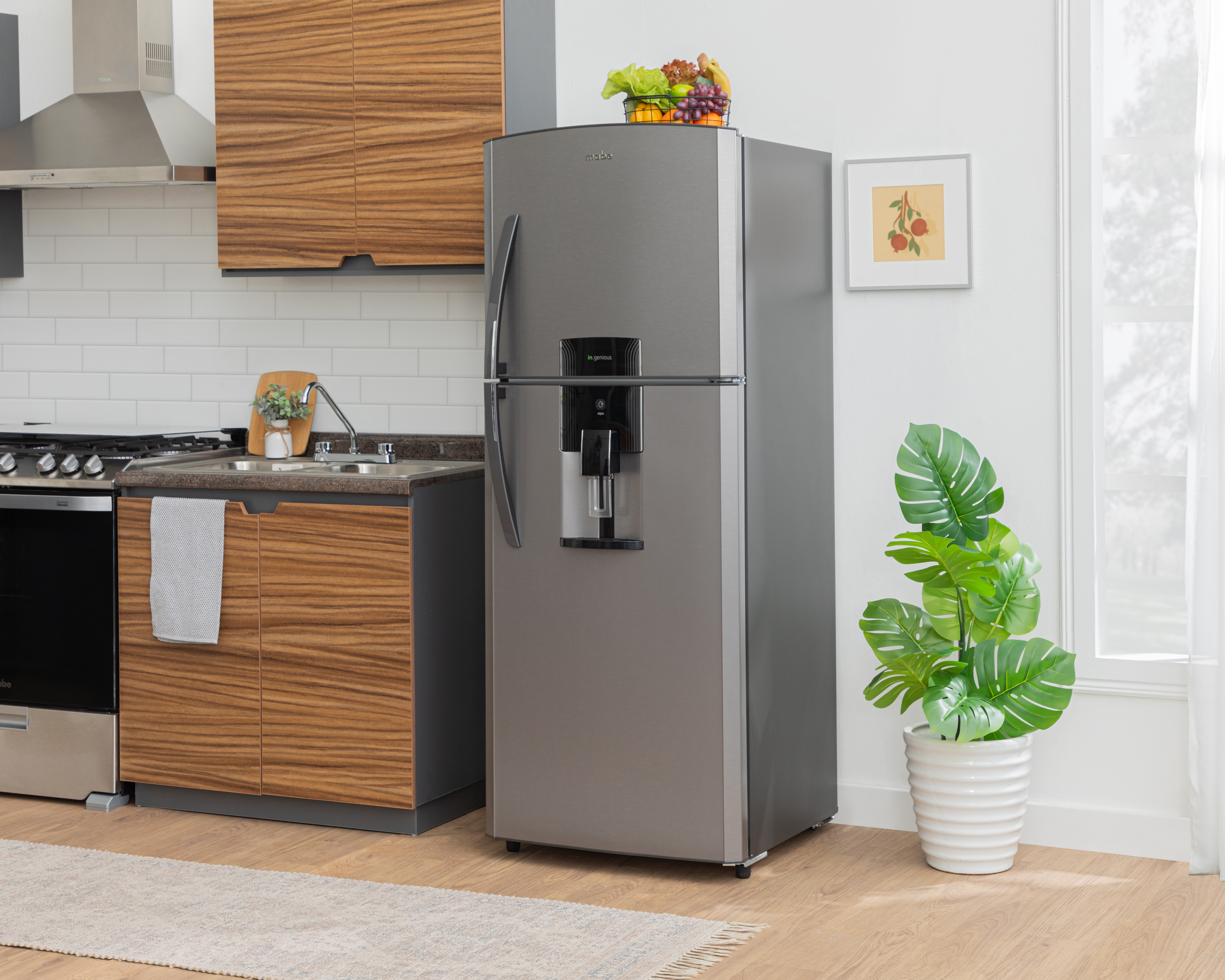 Foto 8 pulgar | Foto 8 | Refrigerador Mabe Top Mount 14 Pies Gris RME360FDMRE0