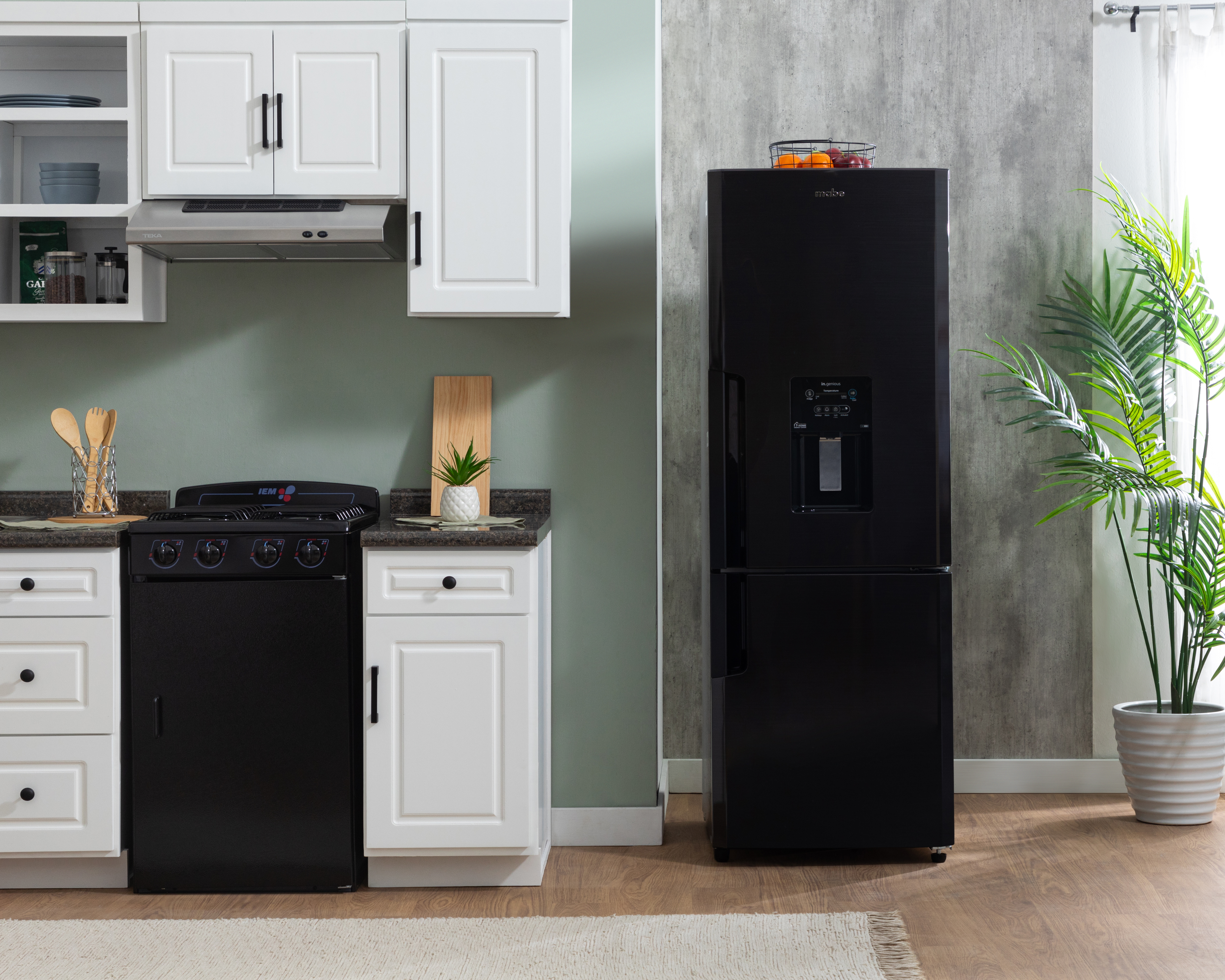 Foto 7 | Foto 9 | Refrigerador Mabe Bottom Mount 11 Pies Negro RMB300IZMRP0