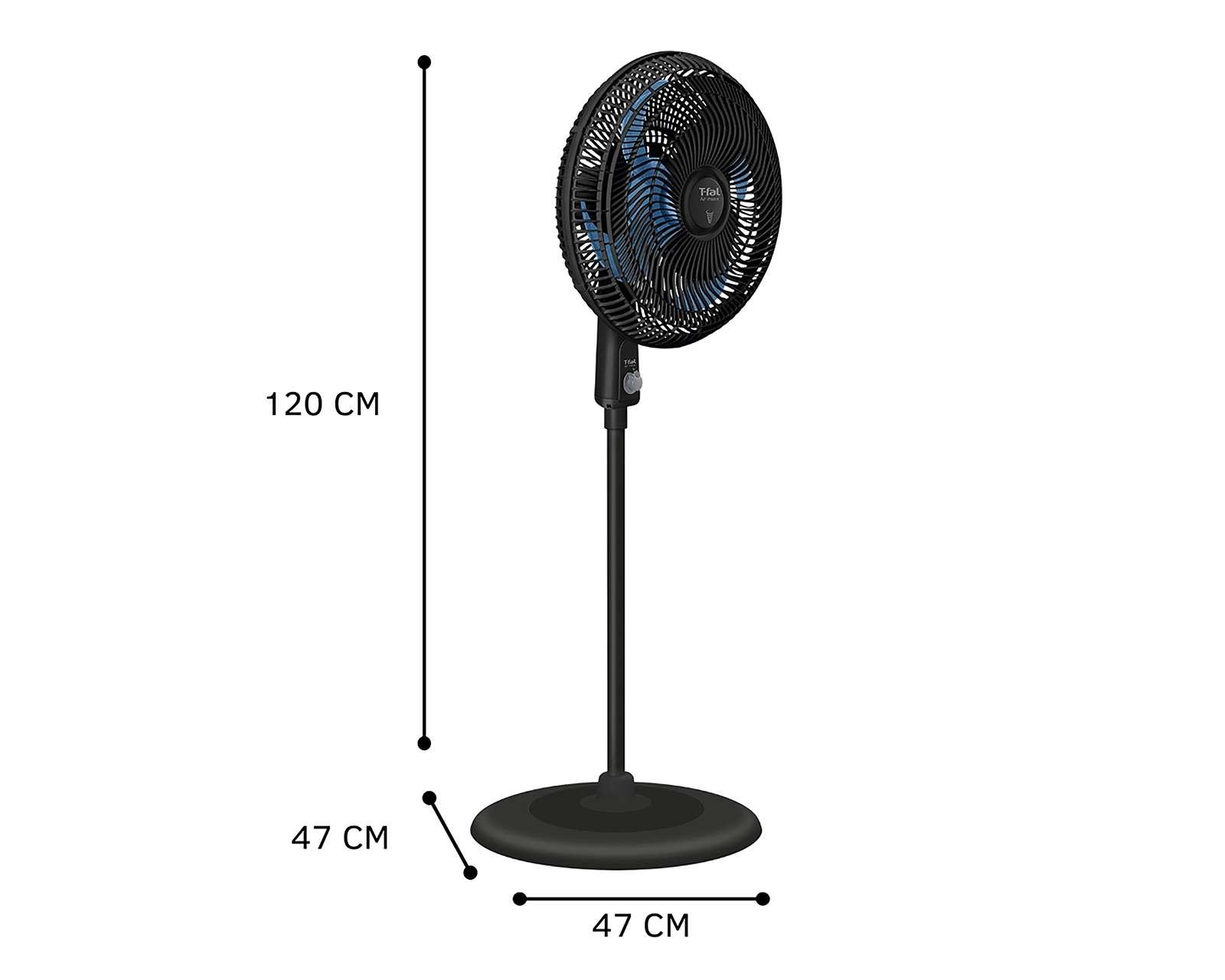 Foto 6 pulgar | Foto 5 | Ventilador de Pedestal T-FAL 16"