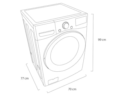 Foto 5 | Foto 5 | Lavadorasecadora LG Automática WD20WV26R 20 kg Blanca