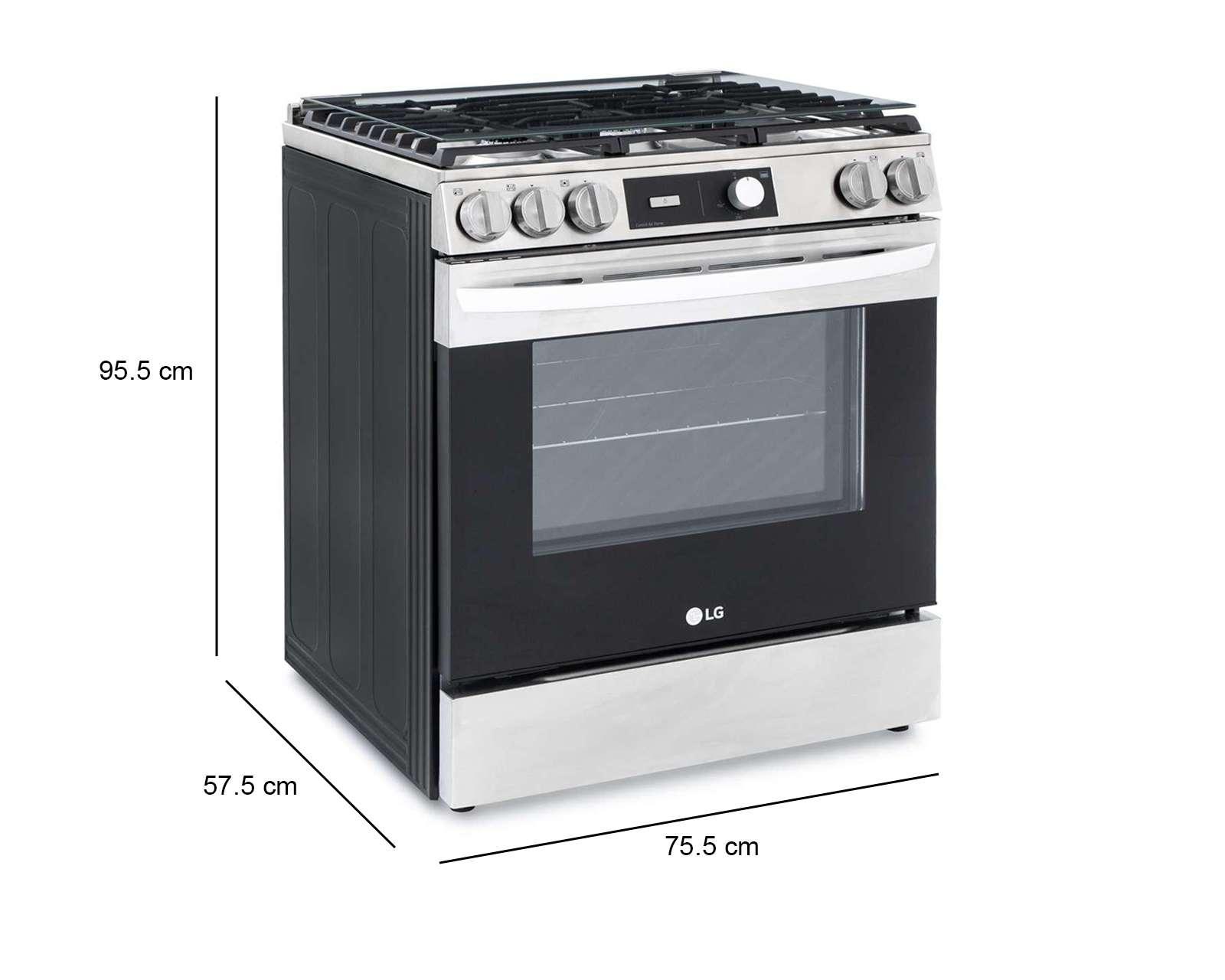 Foto 8 | Foto 8 | Estufa LG de Piso 30" con 5 Quemadores de Gas LRGL5841S