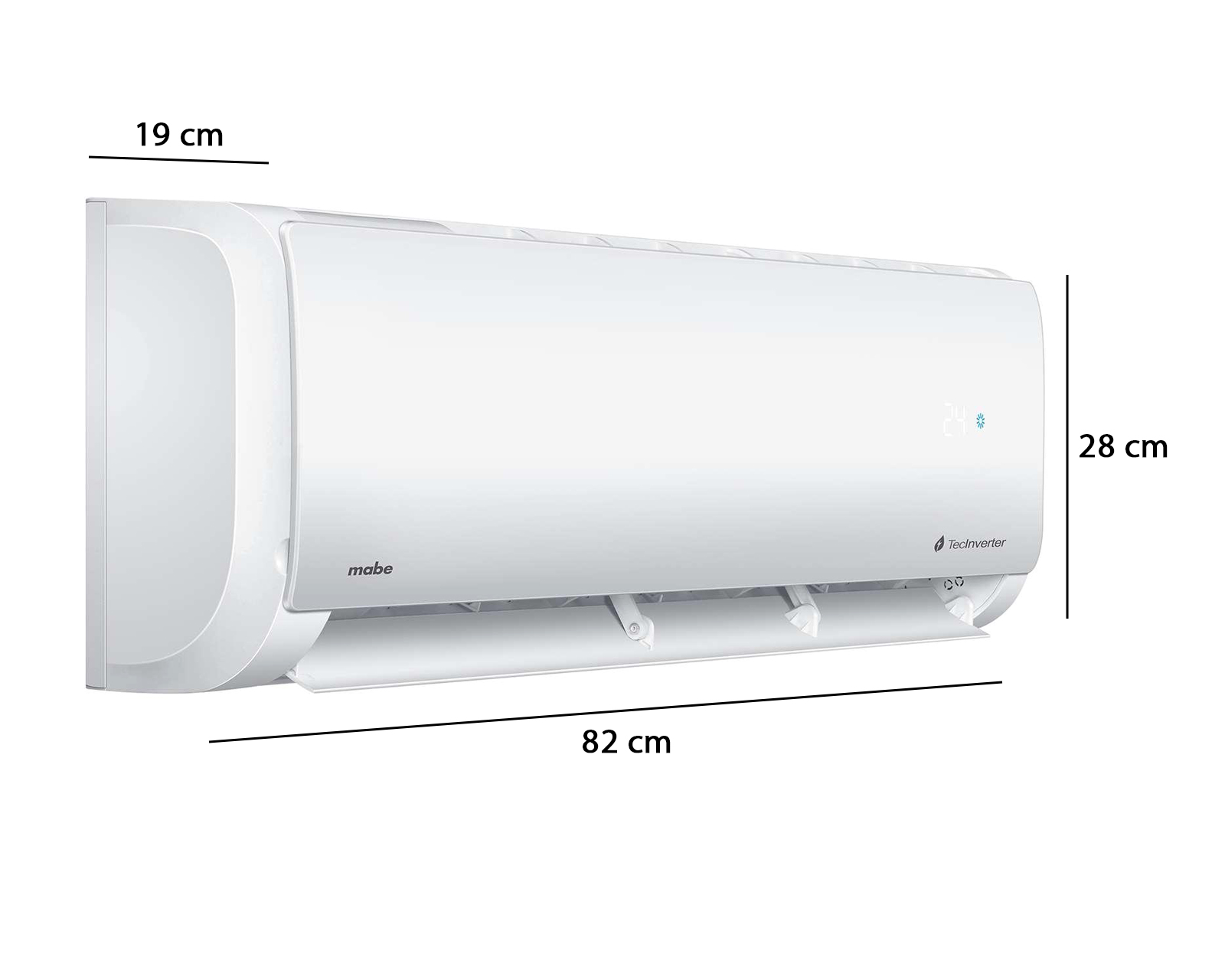 Foto 6 pulgar | Foto 5 | Minisplit Mabe Inverter 1 Tonelada 220V Solo Frío MMI12CDBWCA6MC9