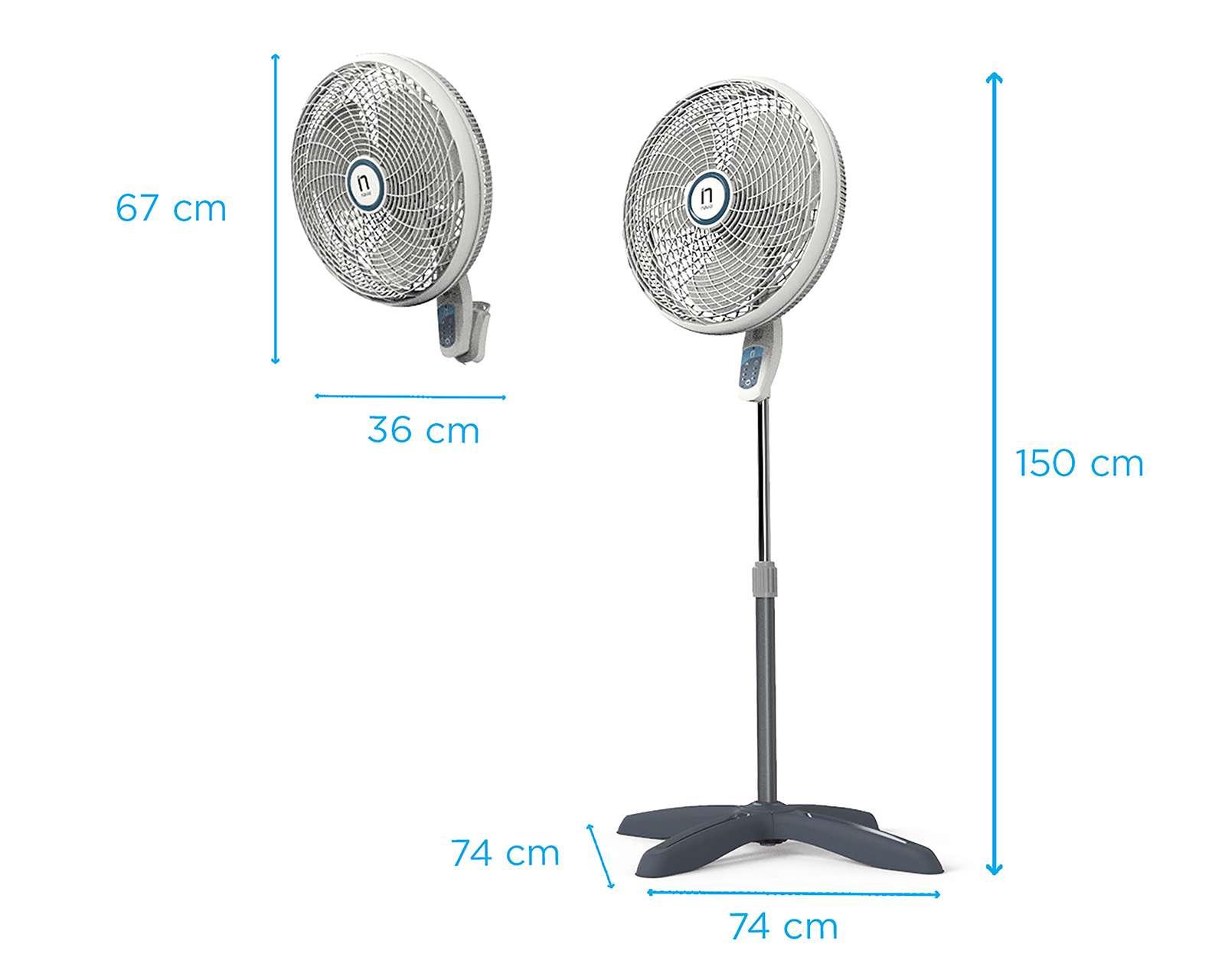 Foto 7 pulgar | Foto 6 | Ventilador de Pedestal Navia 18"