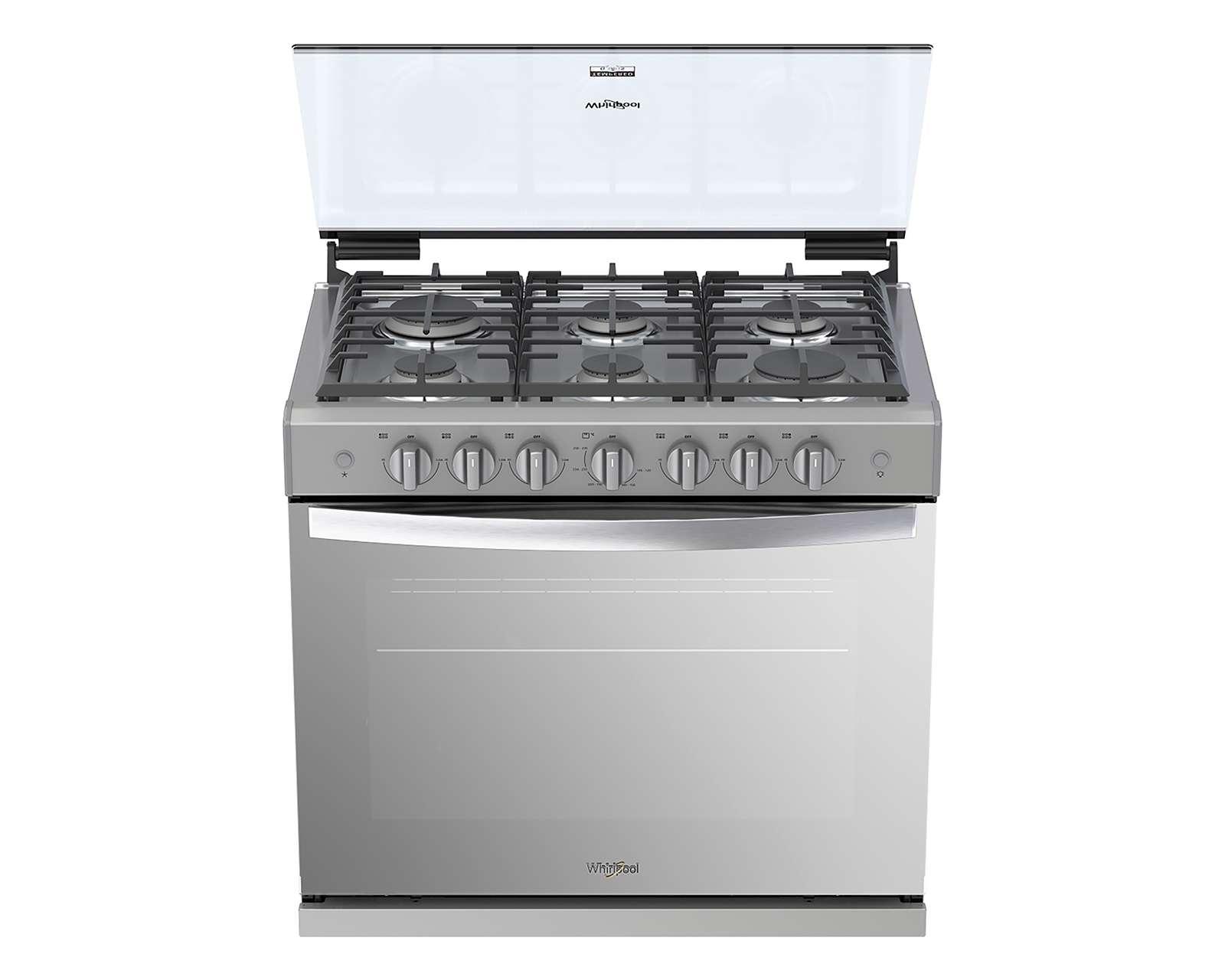 Foto 3 pulgar | Foto 2 | Estufa Whirlpool de Empotre 30" con 6 Quemadores de Gas WER3000D
