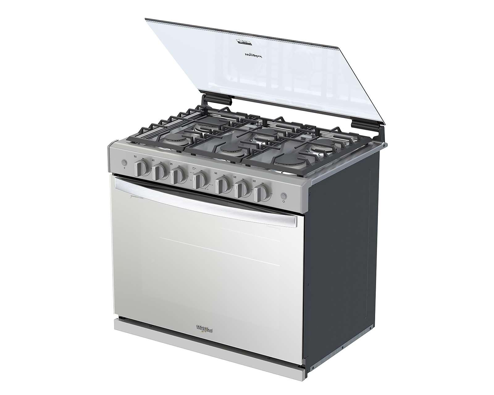 Foto 4 pulgar | Foto 3 | Estufa Whirlpool de Empotre 30" con 6 Quemadores de Gas WER3000D