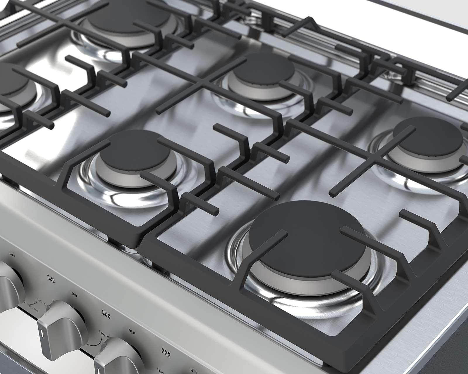 Foto 7 pulgar | Foto 6 | Estufa Whirlpool de Empotre 30" con 6 Quemadores de Gas WER3000D