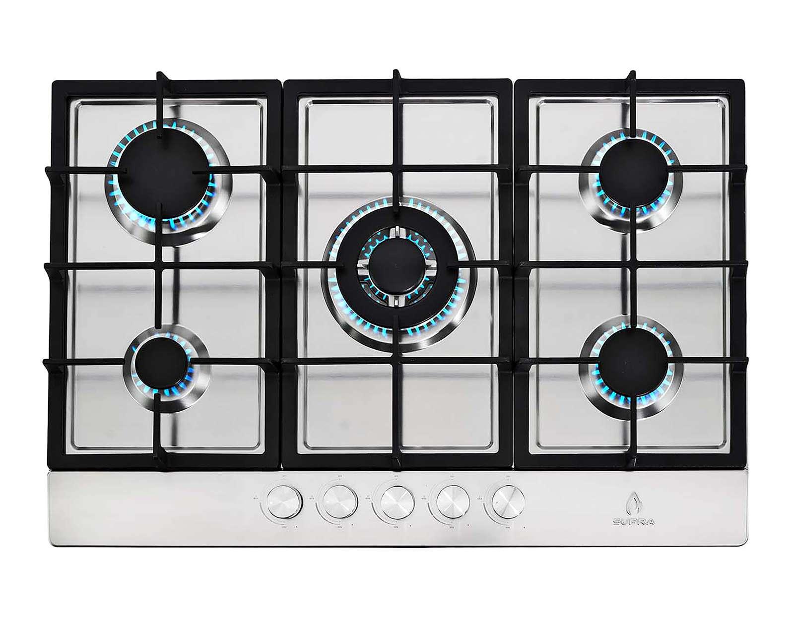 Foto 1 | Foto 1 | Parrilla Empotrable Supra de Gas 5Q-PS-76 Acero