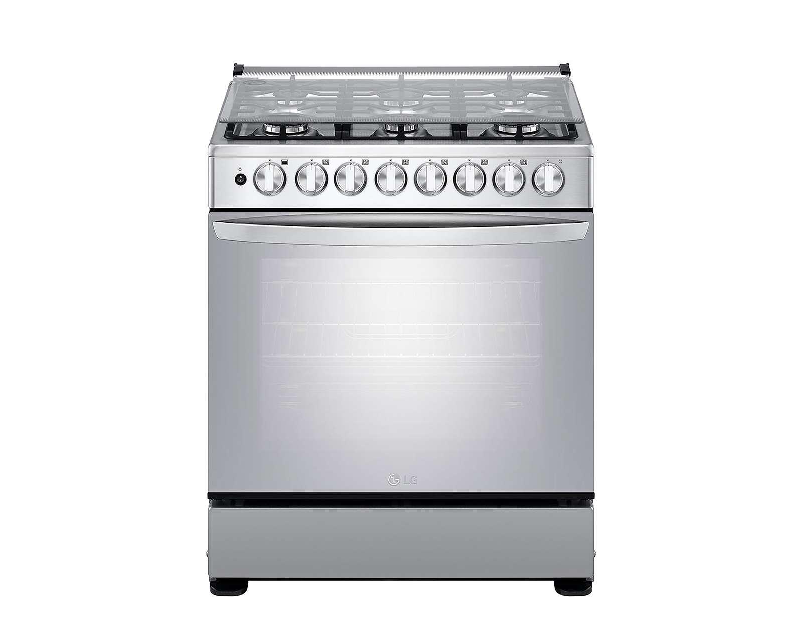 Estufa LG de Piso 30" 6 Quemadores de Gas LRGZ5255S.CSTFGSS