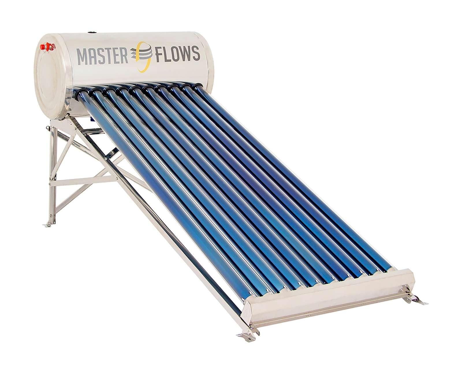 Foto 1 | Foto 1 | Calentador de Agua Solar Master Flows 10T - 130L 2-3 Servicios