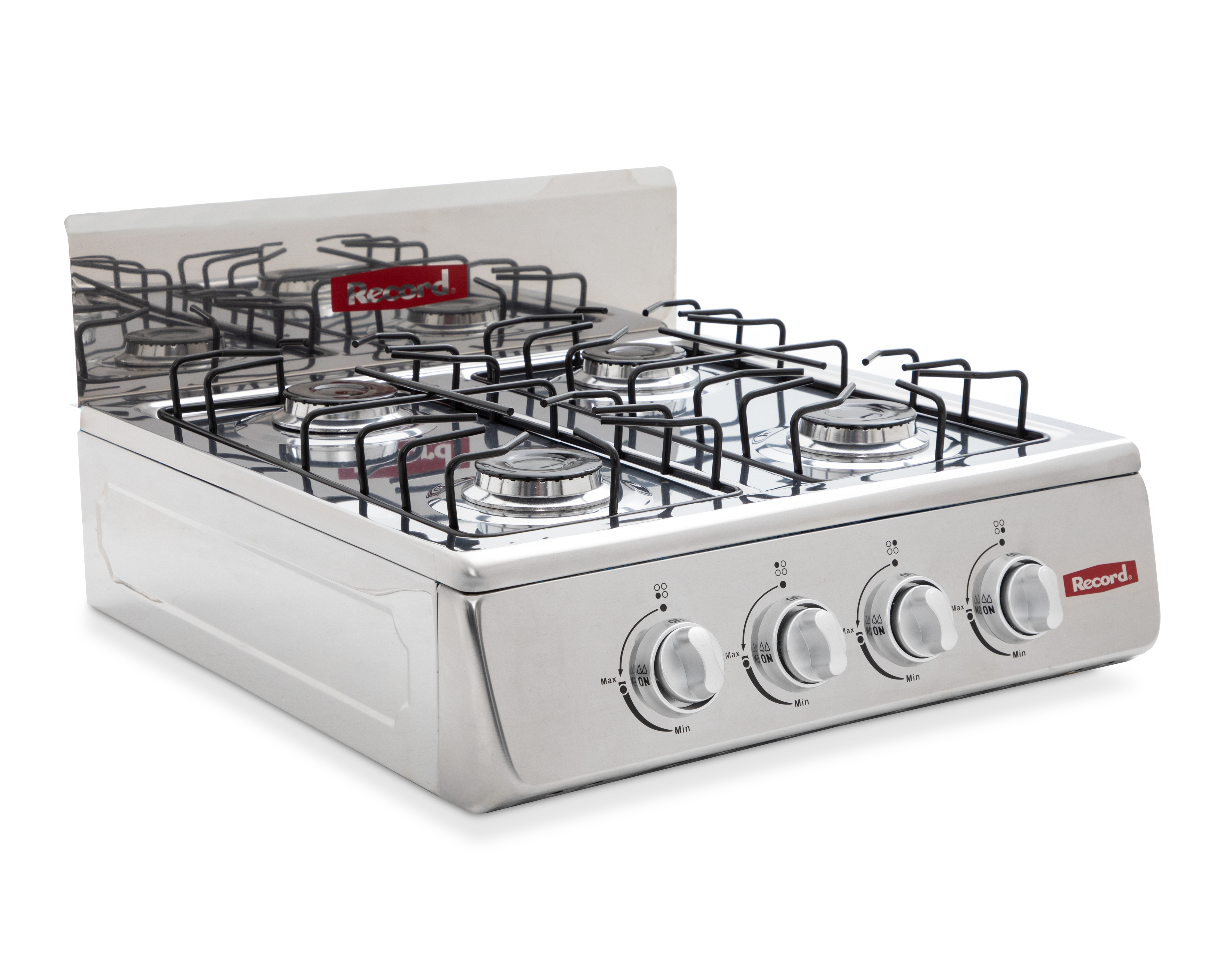 Estufa de Mesa Record 4 Quemadores EMR4QI Plateado