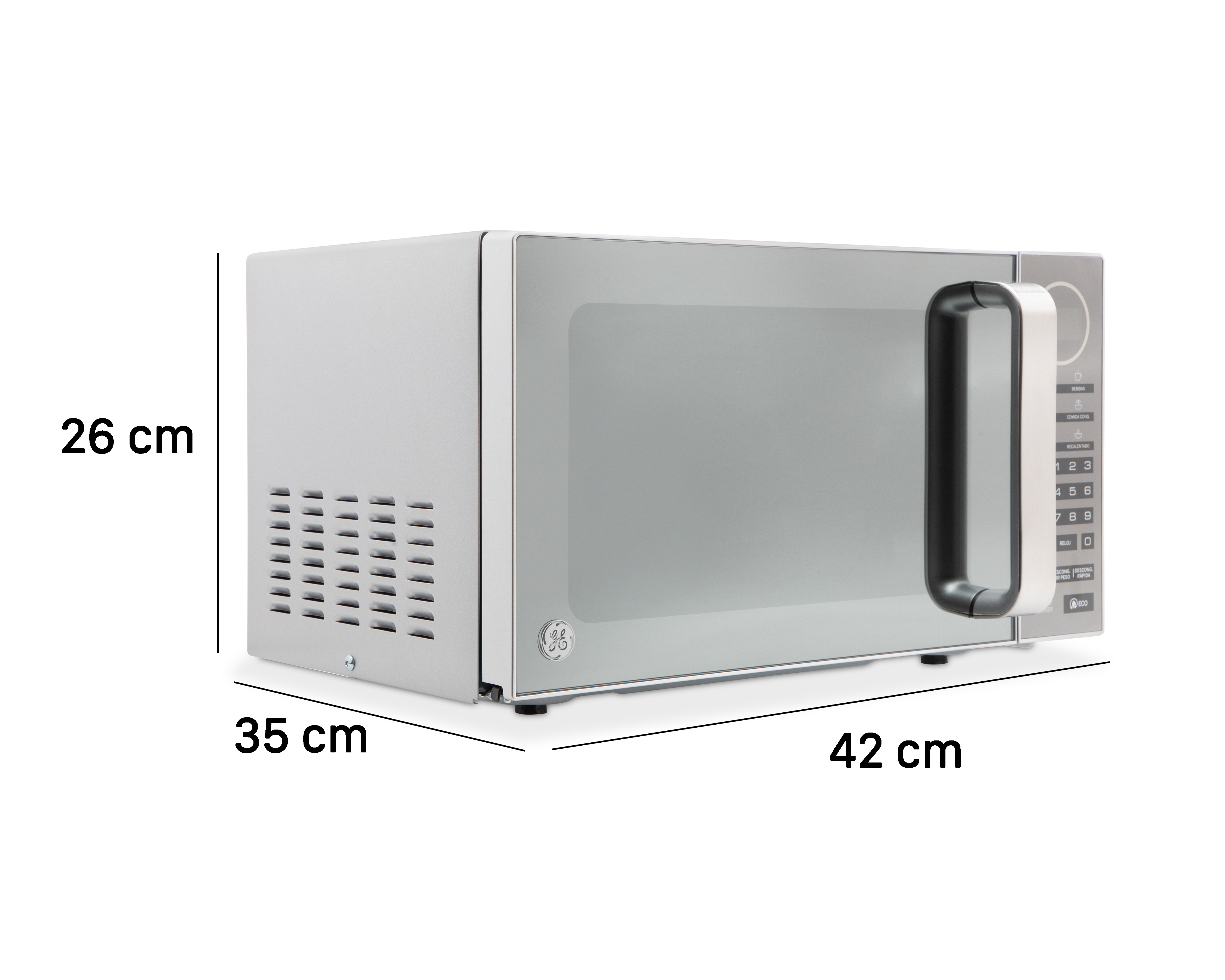Foto 7 | Foto 7 | Horno de Microondas General Electric 0.7 Pies MGE07SEJ6 Gris