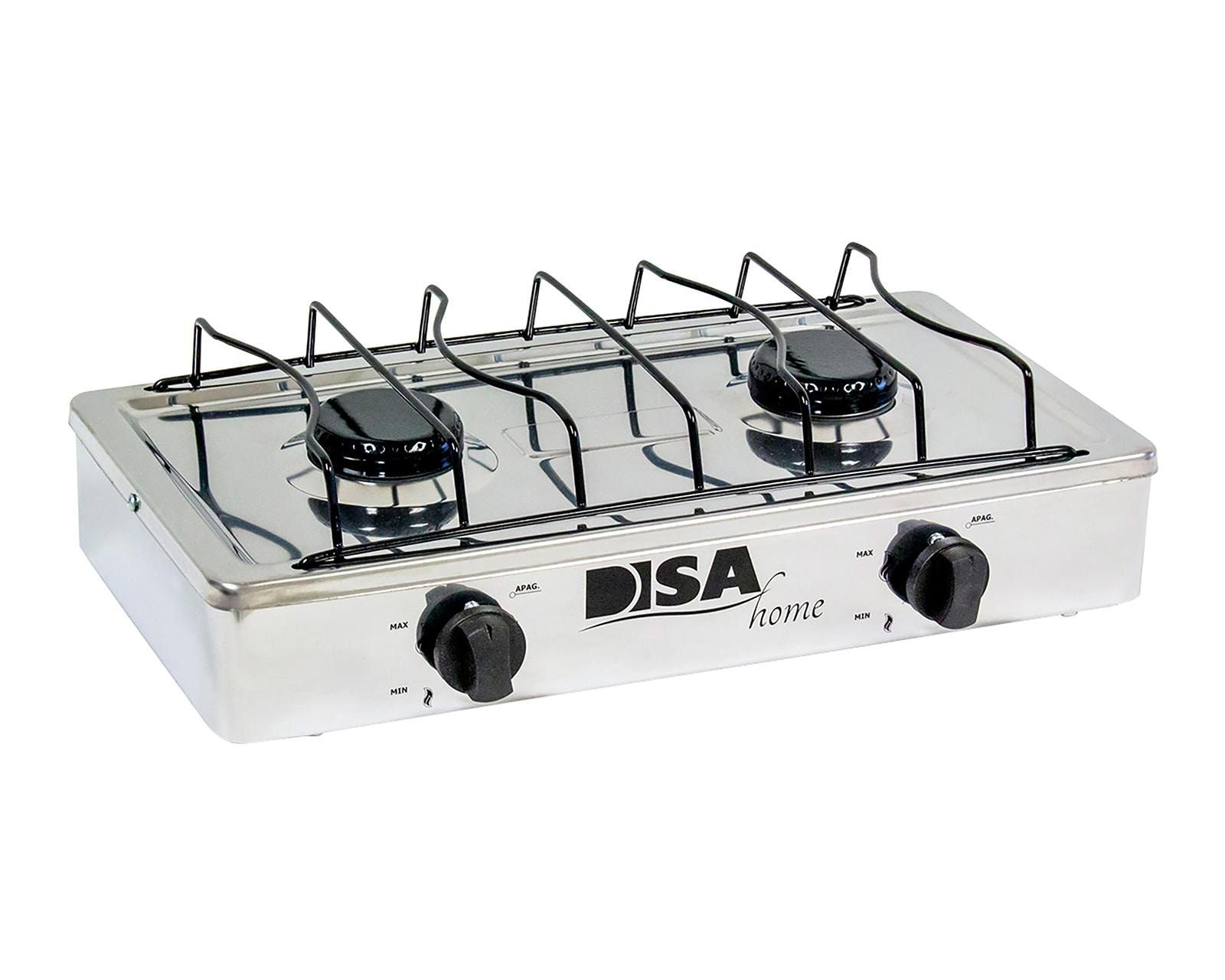 Foto 2 pulgar | Foto 1 | Estufa Disa de Mesa 2 Quemadores de Gas EM-02-AI Acero Inoxidable