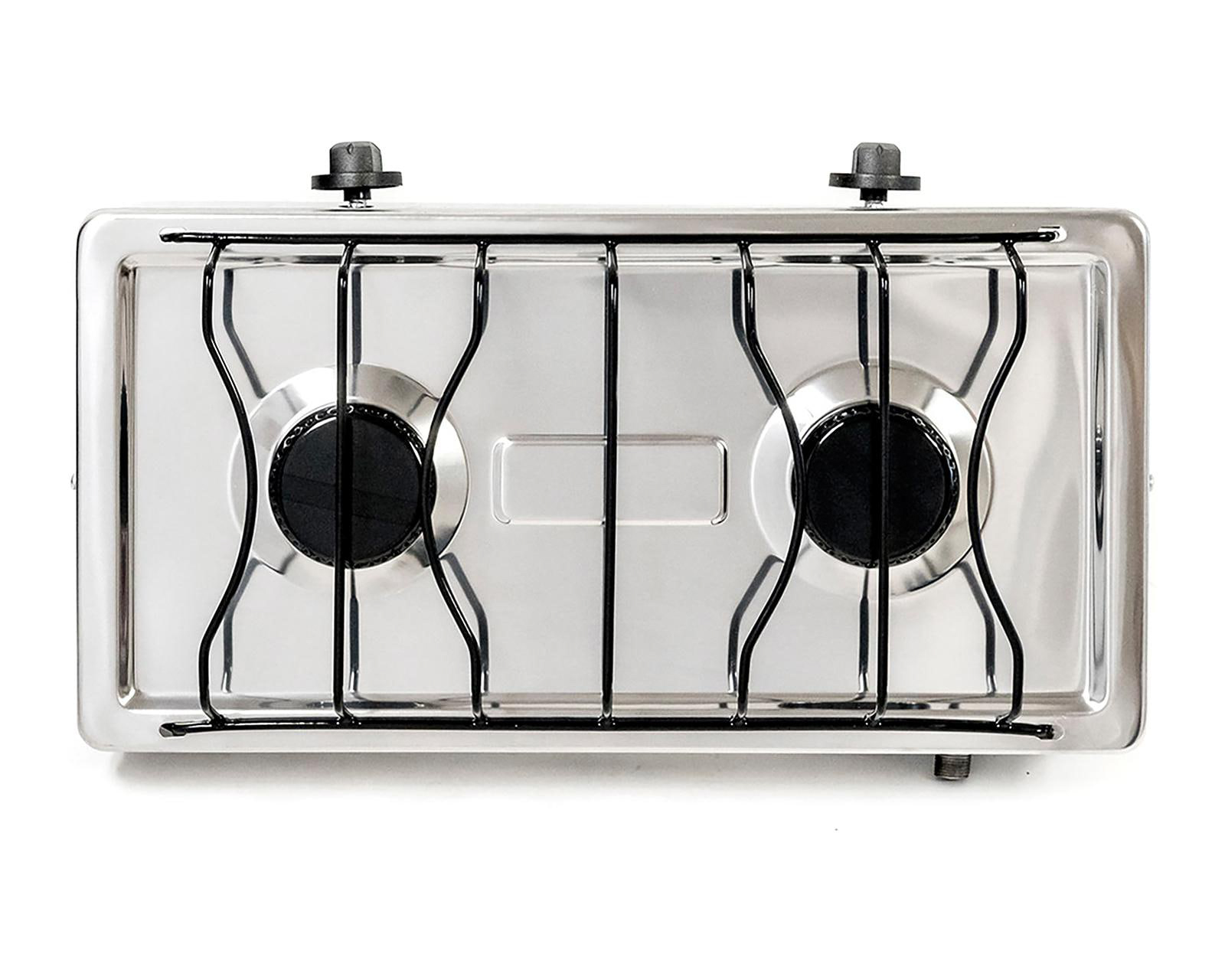 Foto 3 | Foto 3 | Estufa Disa de Mesa 2 Quemadores de Gas EM-02-AI Acero Inoxidable