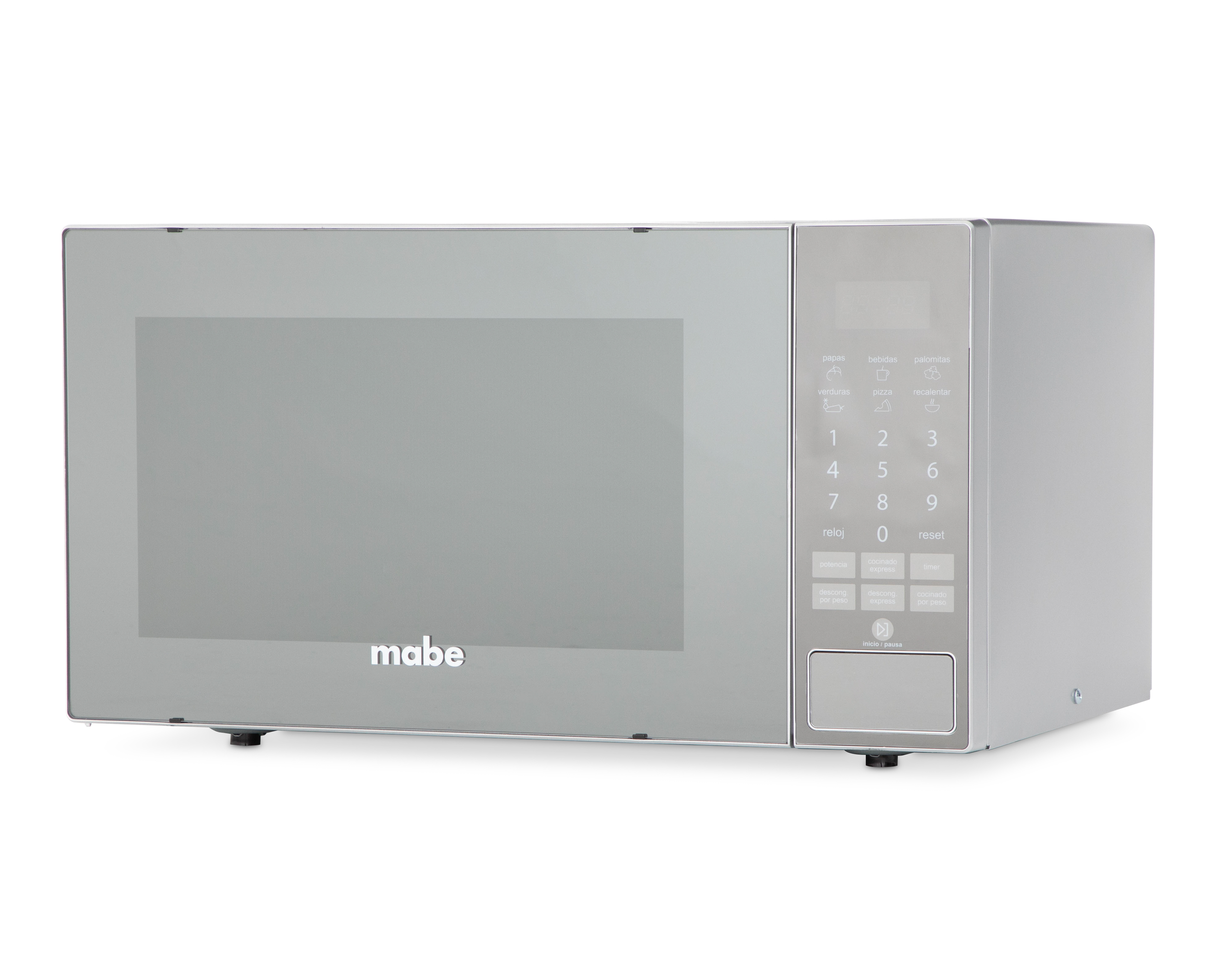 Foto 4 pulgar | Foto 3 | Horno de Microondas Mabe 1.1 Pies HMM111BS6 Gris