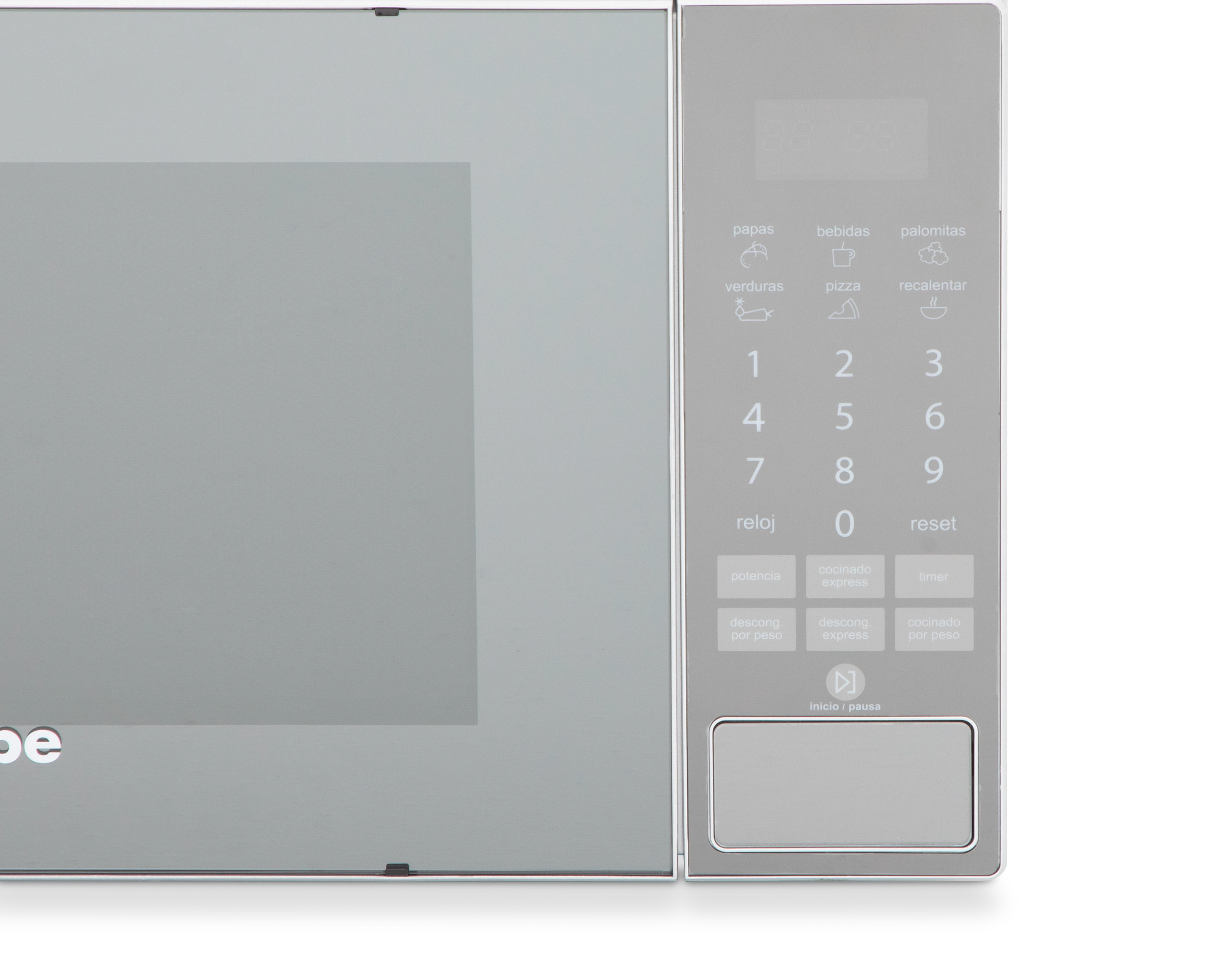 Foto 5 pulgar | Foto 4 | Horno de Microondas Mabe 1.1 Pies HMM111BS6 Gris