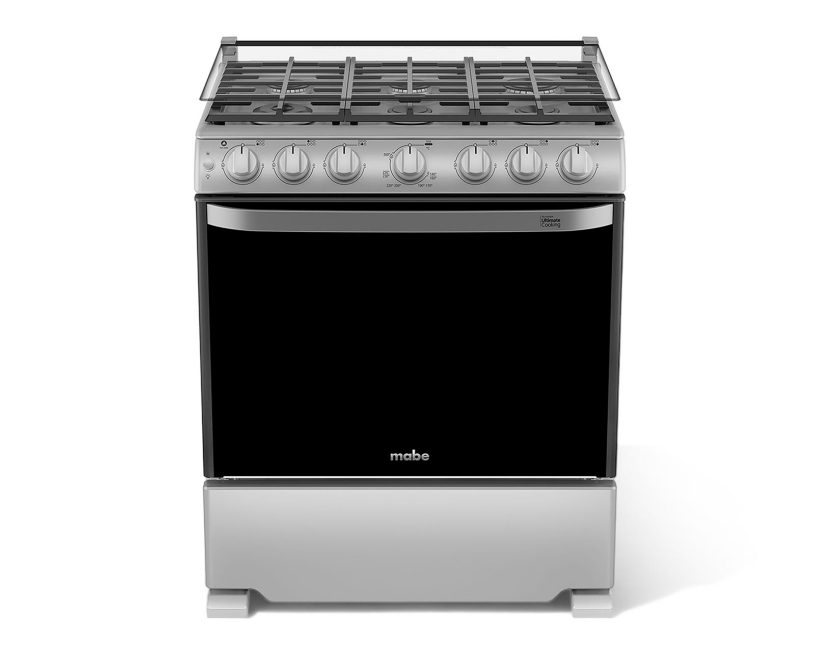 Estufa Mabe de Piso 30 Pulgadas con 6 Quemadores de Gas EM7657CSIS2