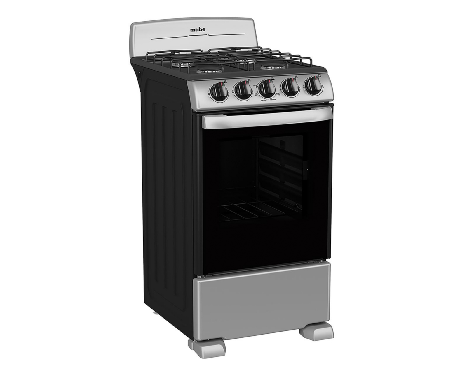 Estufa Mabe de Piso 20" con 4 Quemadores de Gas EM5032BAPS1