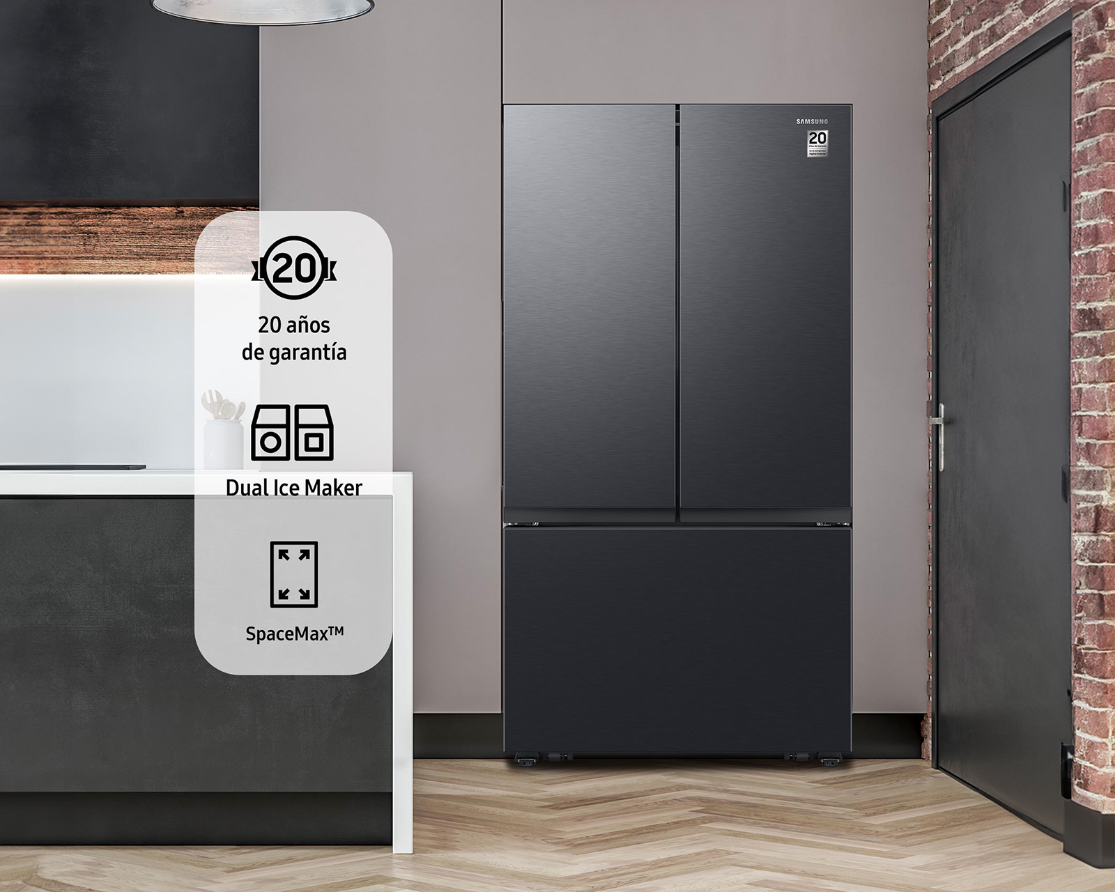 Foto 8 | Foto 8 | Refrigerador Samsung French Door 32 Pies Black Caviar RF32CG5N10B1EM