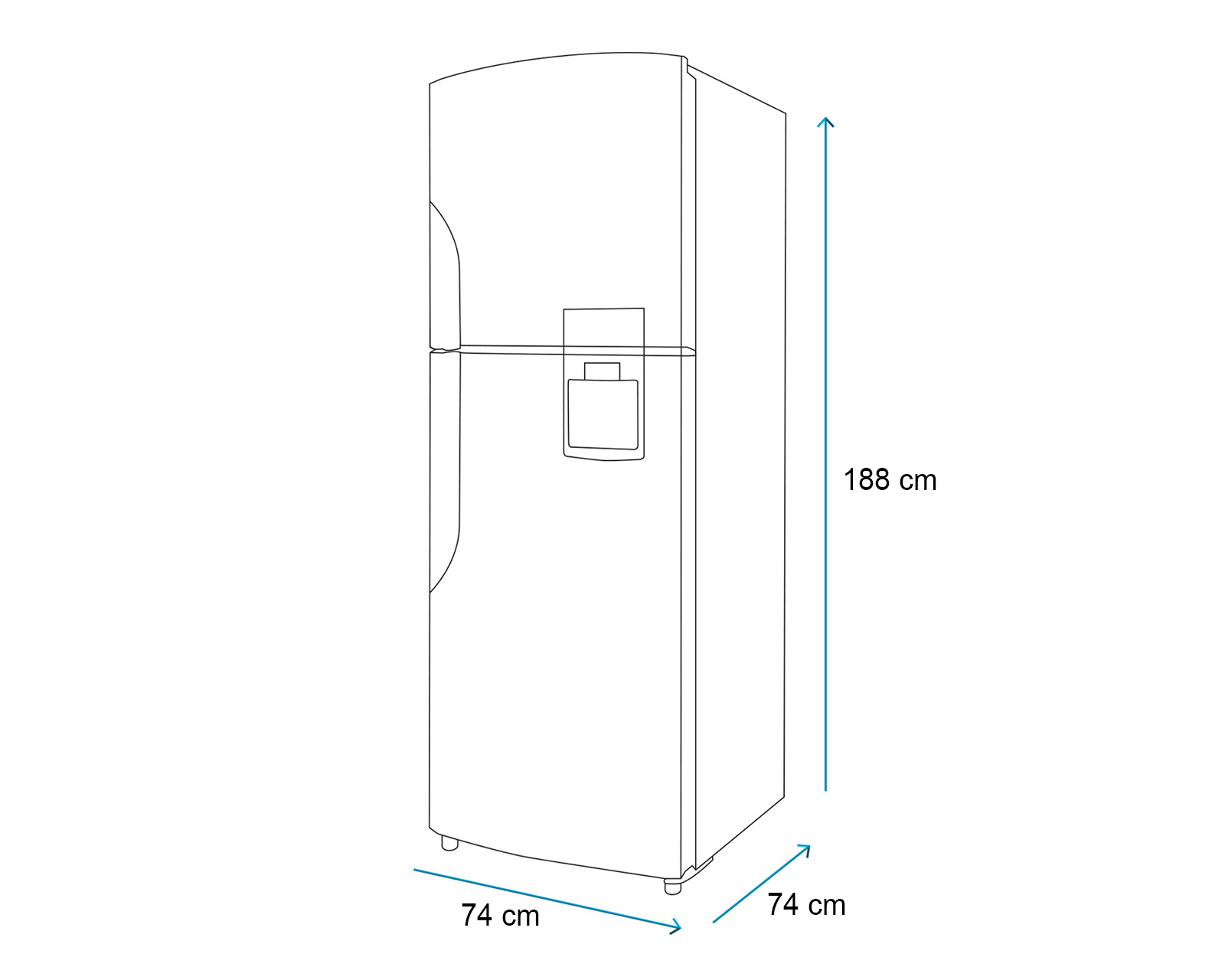 Foto 8 pulgar | Foto 7 | Refrigerador Mabe Top Mount 19 Pies Plateado Mate RMS510IAMRM0