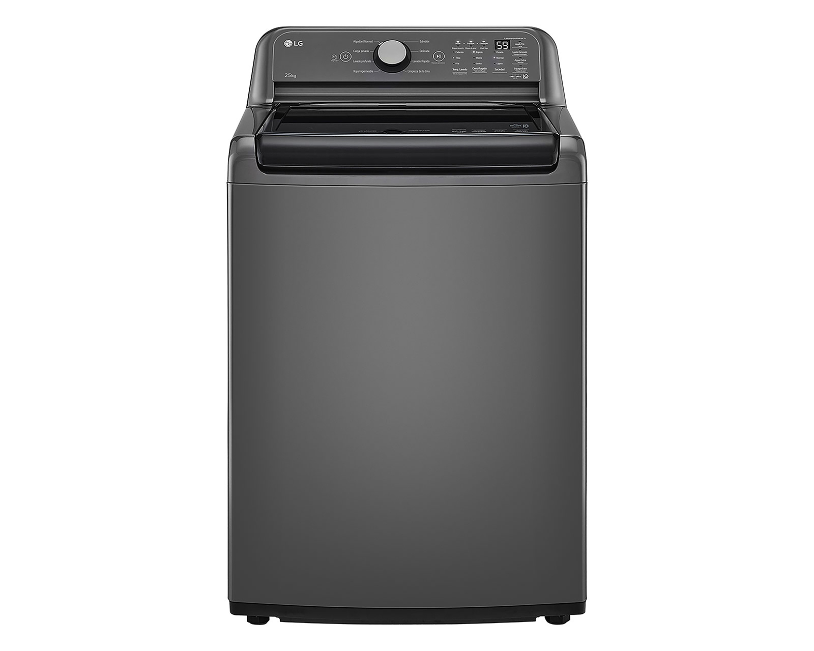Foto 2 pulgar | Foto 1 | Lavadora LG Automática WT25MT6HK.ABWELAT 25 kg Negra