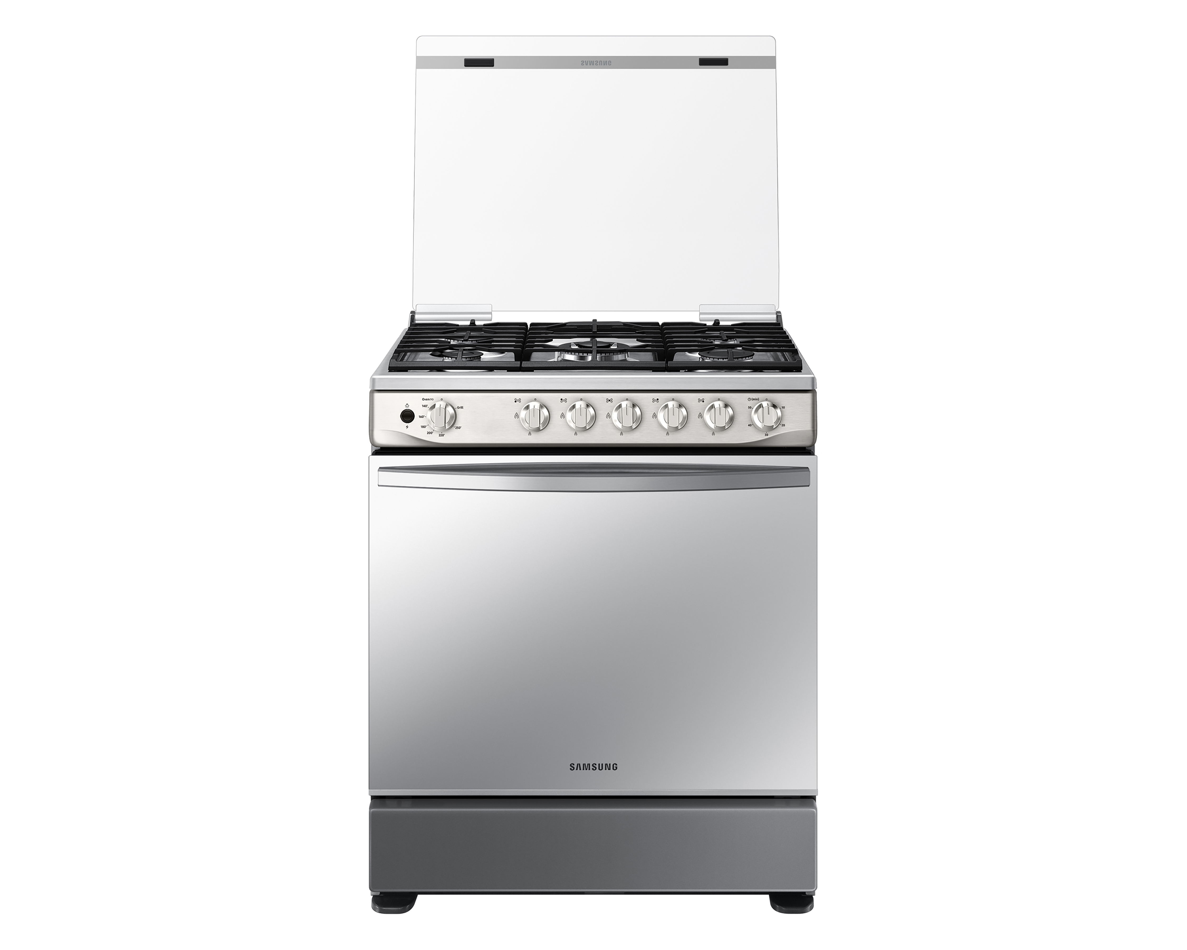 Foto 3 pulgar | Foto 2 | Estufa Samsung de Piso 30" con 5 Quemadores de Gas NX52T7422MS/AX