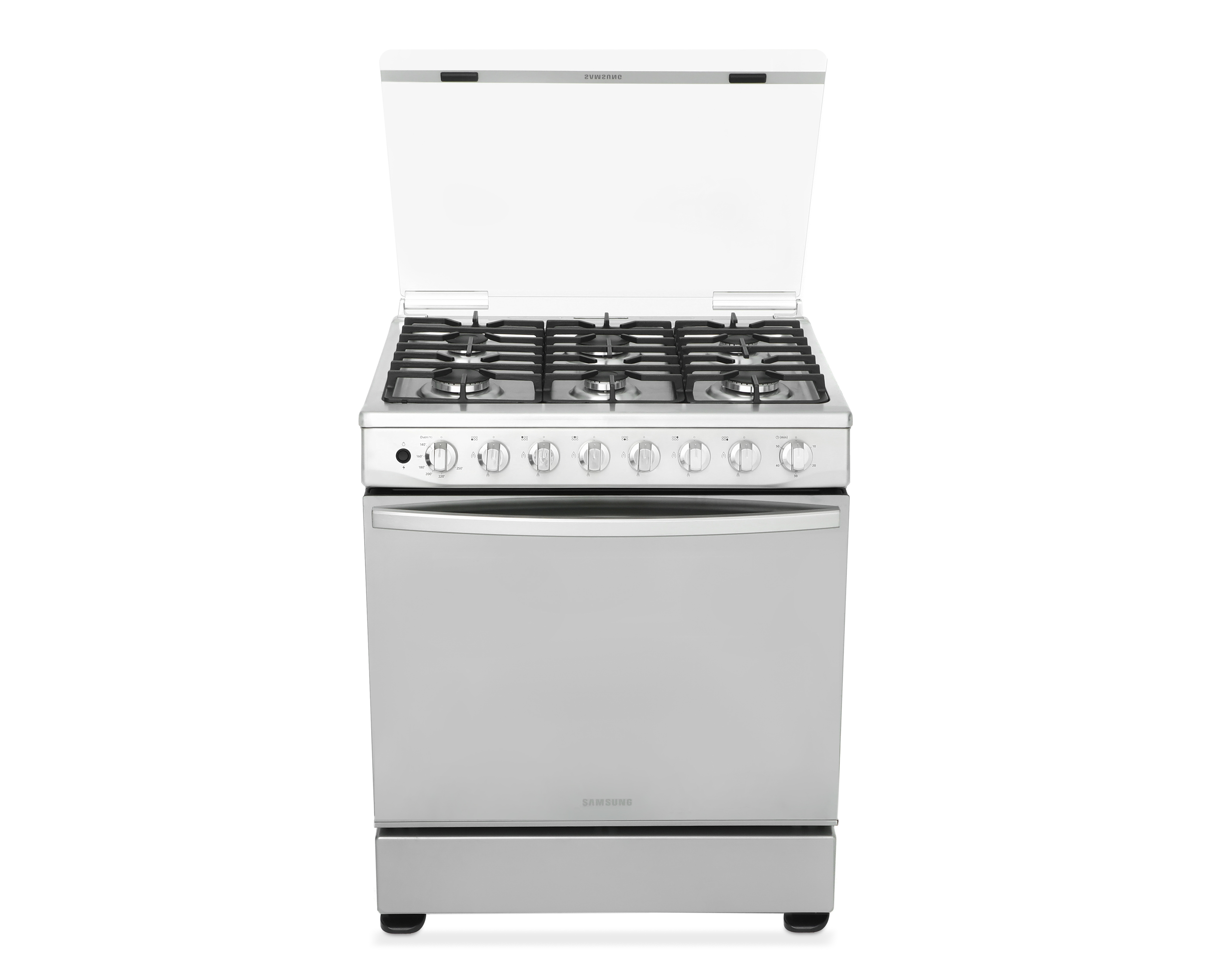 Foto 3 pulgar | Foto 2 | Estufa Samsung de Piso 30" 6 Quemadores de Gas NX52T5412MS/AX