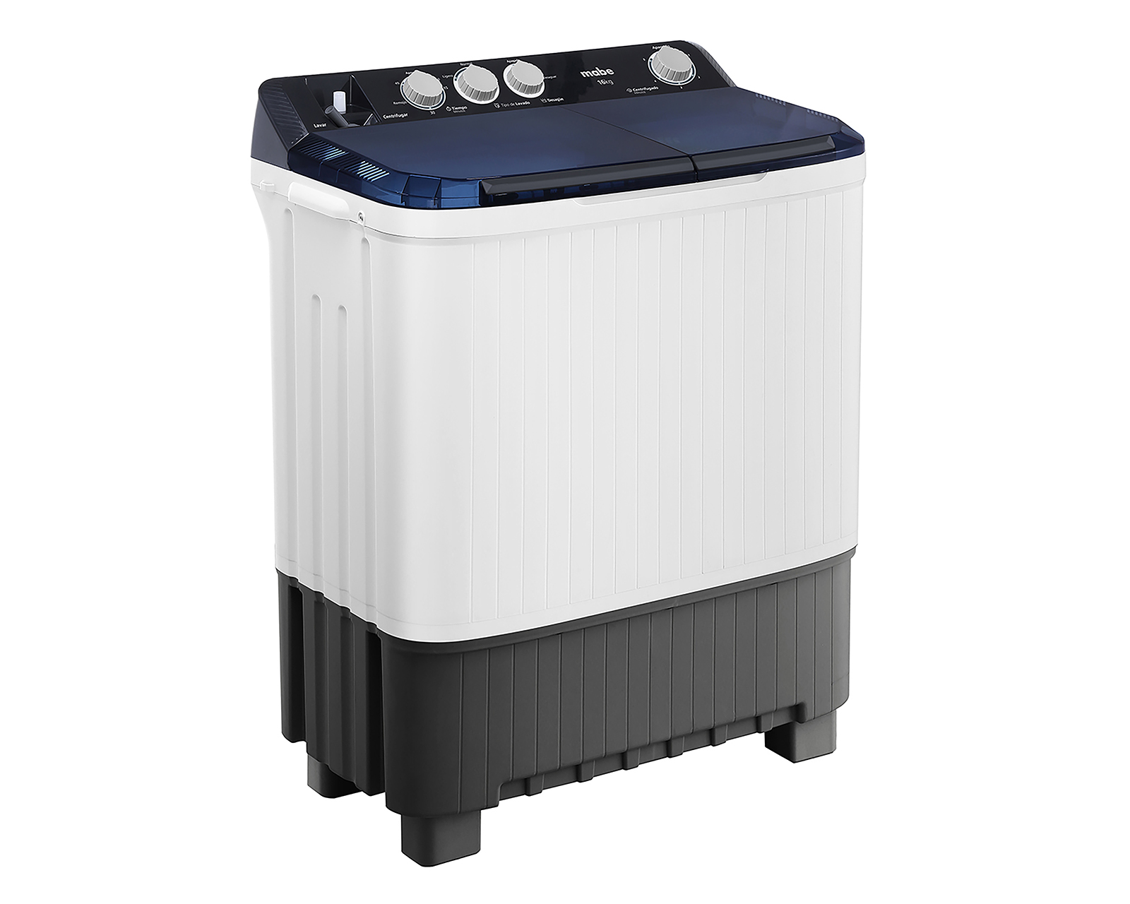 Foto 4 pulgar | Foto 3 | Lavadora Mabe Semiautomática LMDX6124HBAB0 16 kg Blanca