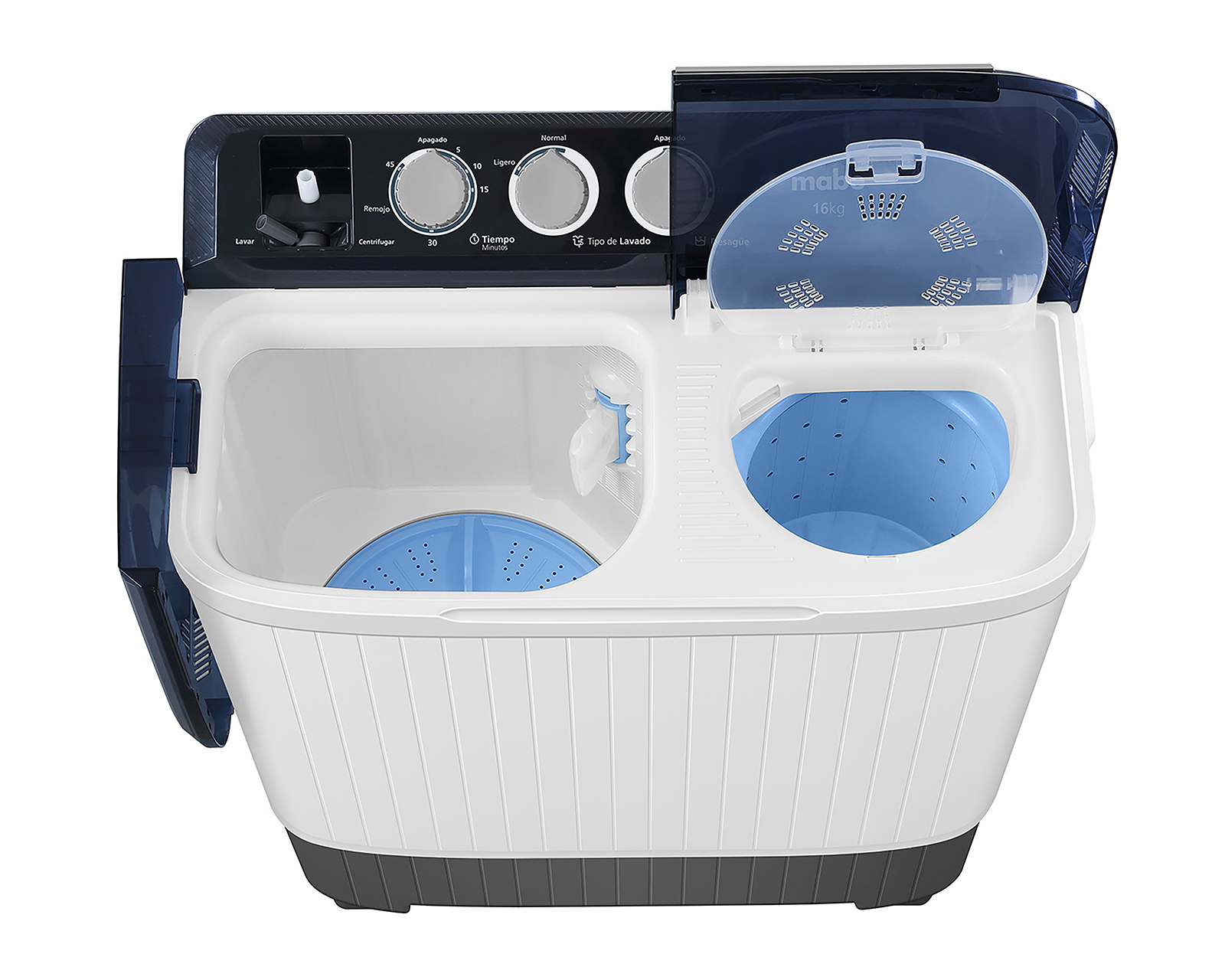 Foto 6 | Foto 6 | Lavadora Mabe Semiautomática LMDX6124HBAB0 16 kg Blanca