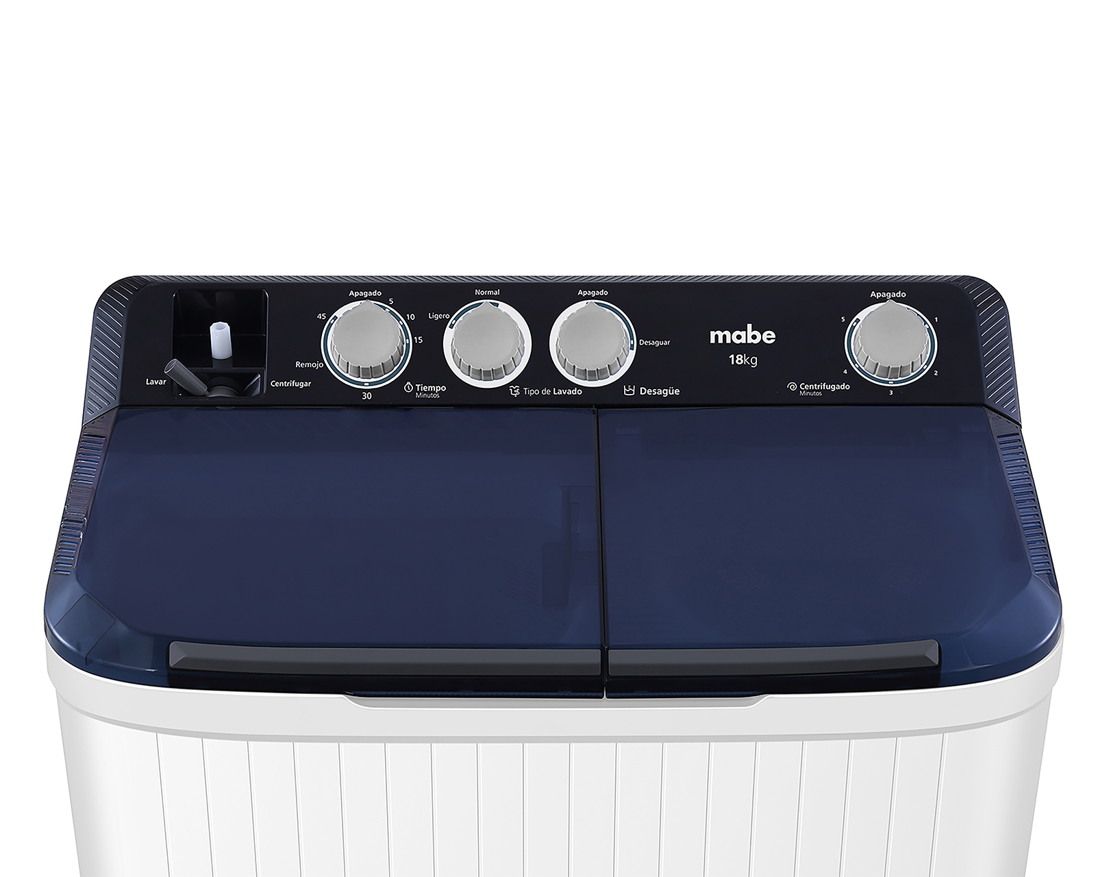 Foto 5 | Foto 4 | Lavadora Mabe Semiautomática LMDX8124HBAB0 18 kg Blanco