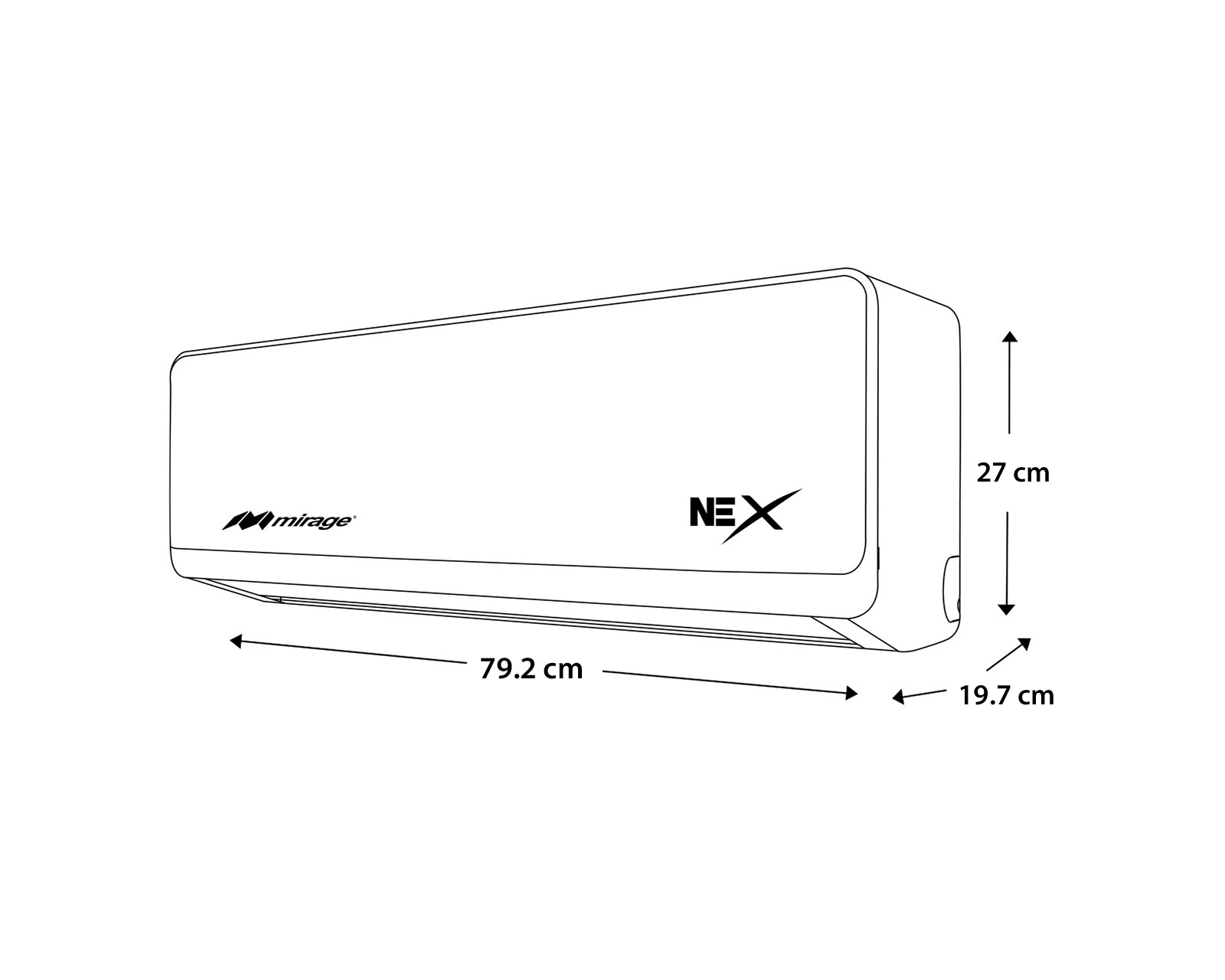 Foto 6 pulgar | Foto 5 | Minisplit Mirage Nex 1 Tonelada 220V Frío/Calor SETCHC121S