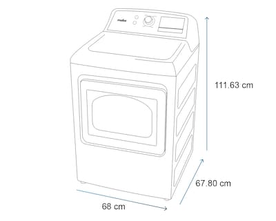 Foto 7 | Foto 7 | Lavadora Mabe Automática LMP75201WDAB0 25 kg Negra