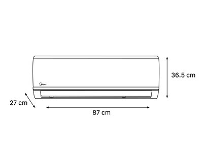 Foto 5 | Foto 5 | Minisplit Midea Inverter 1 Tonelada 110V Solo Frío MAS12C1ECSC