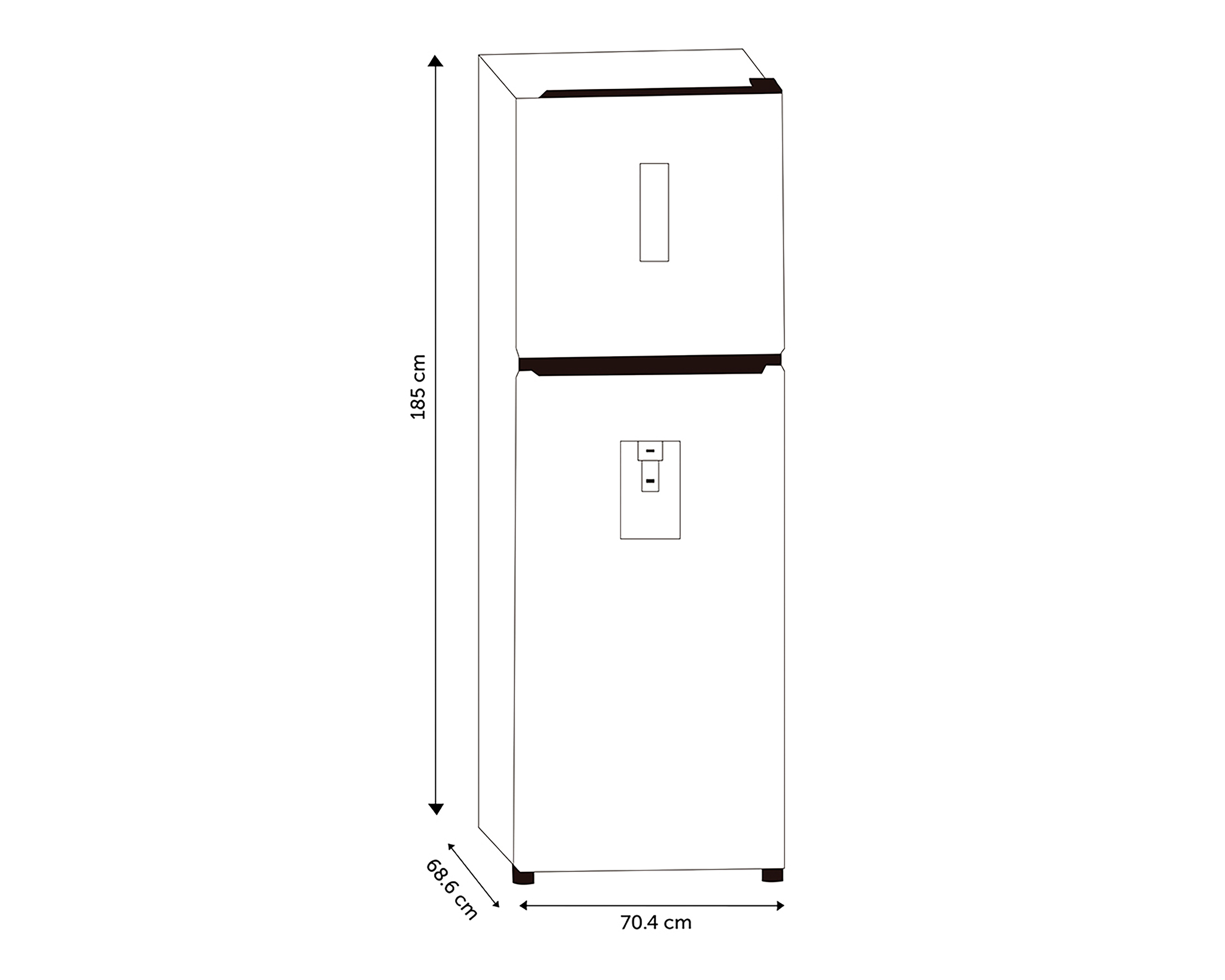 Foto 8 pulgar | Foto 7 | Refrigerador Hisense Top Mount 16 Pies Gris RT16N6DDX