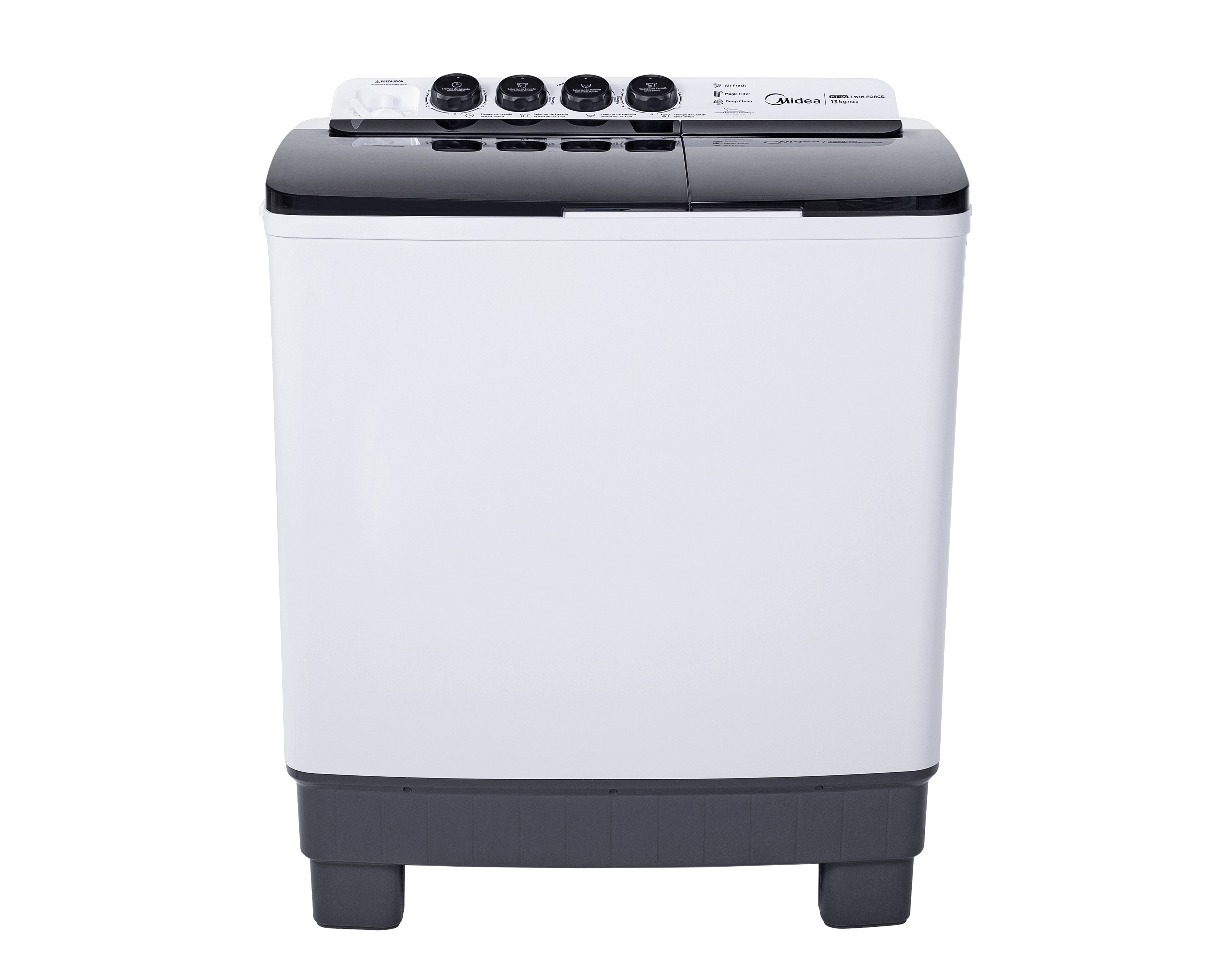 Foto 3 pulgar | Foto 2 | Lavadora Midea Semiautomática MT100W130/W-MX 13 kg Blanca