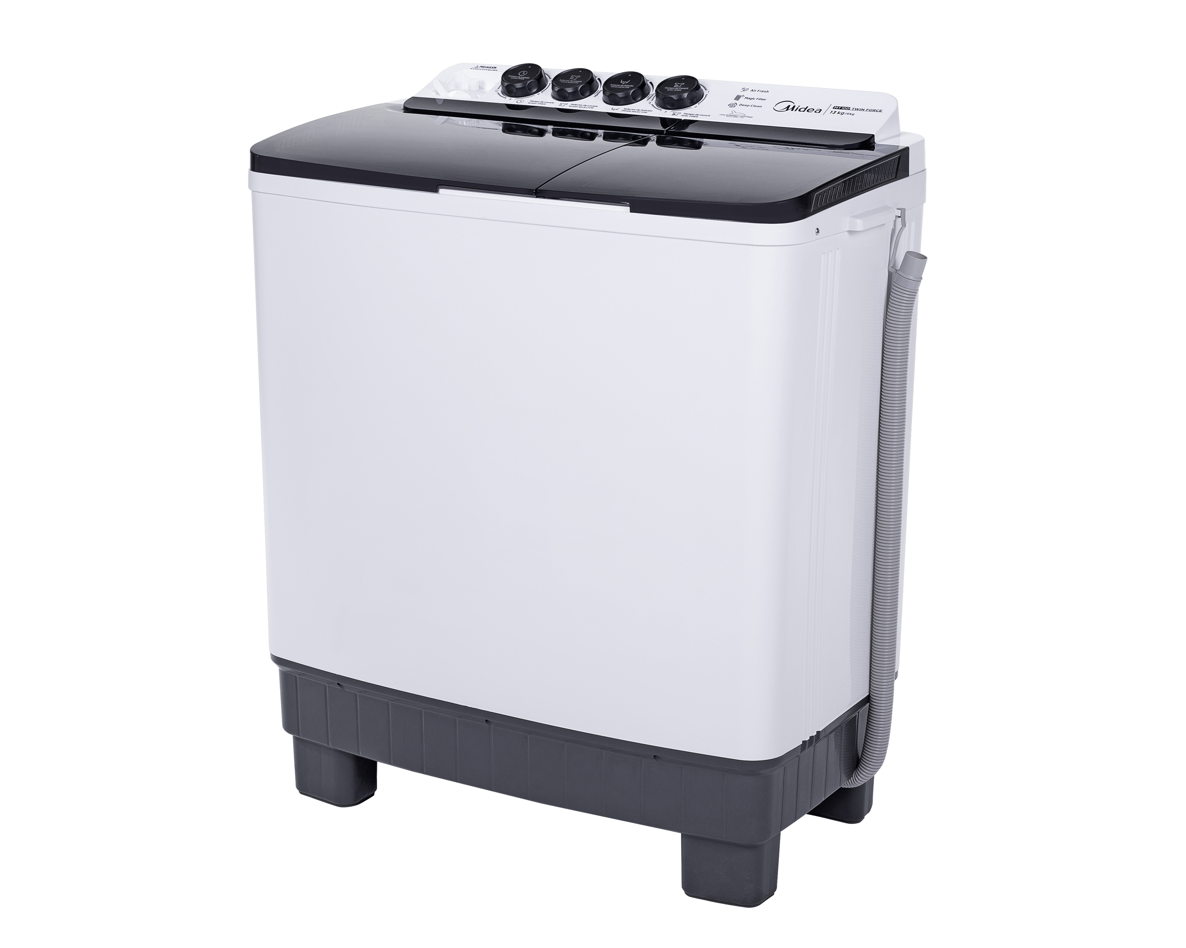 Foto 5 pulgar | Foto 4 | Lavadora Midea Semiautomática MT100W130/W-MX 13 kg Blanca