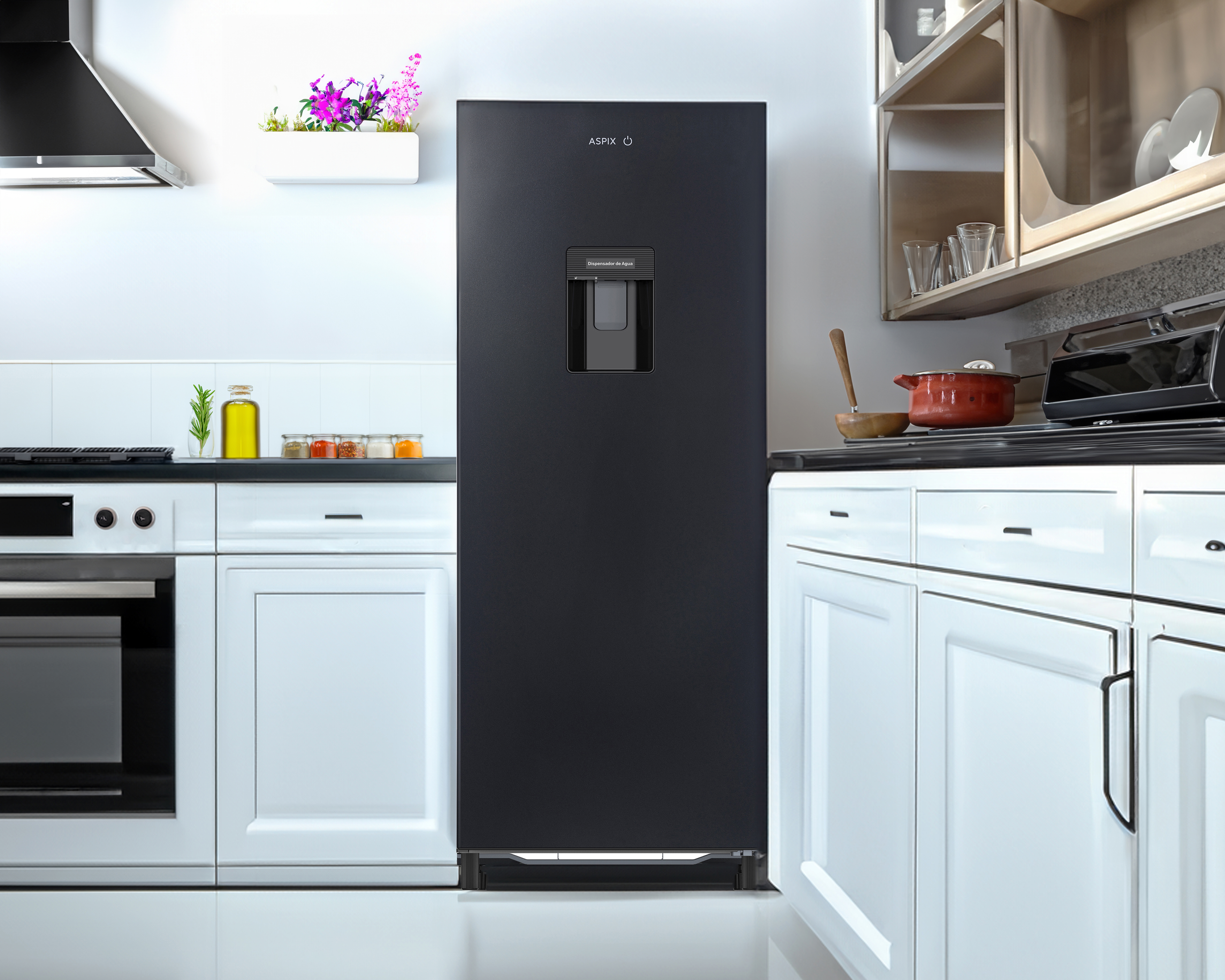 Foto 6 | Foto 6 | Refrigerador Aspix Una Puerta 7 Pies Negro RSDN7PA
