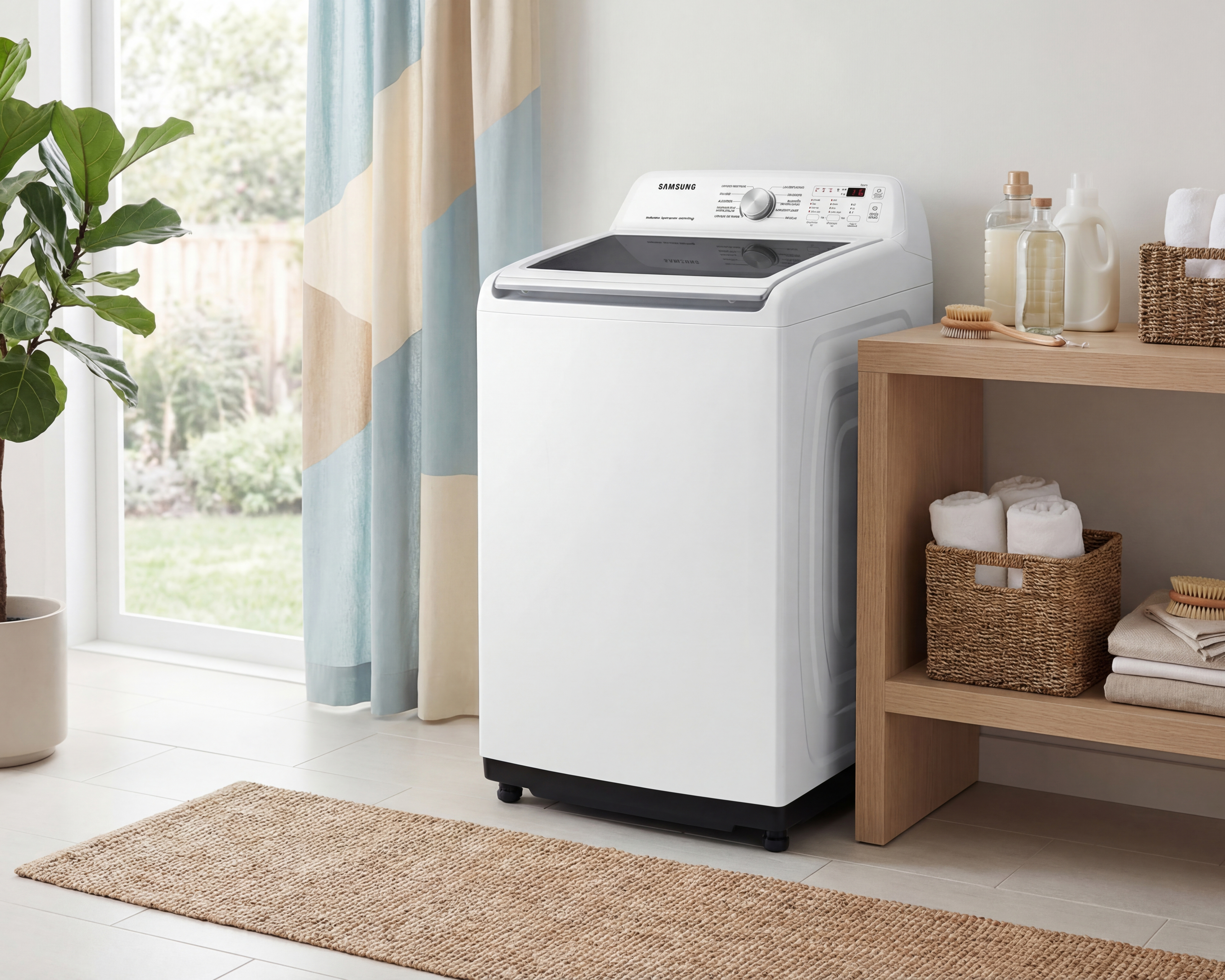 Foto 6 | Foto 6 | Lavadora Samsung Carga Superior WA22C3543GWAX 22 kg Blanca