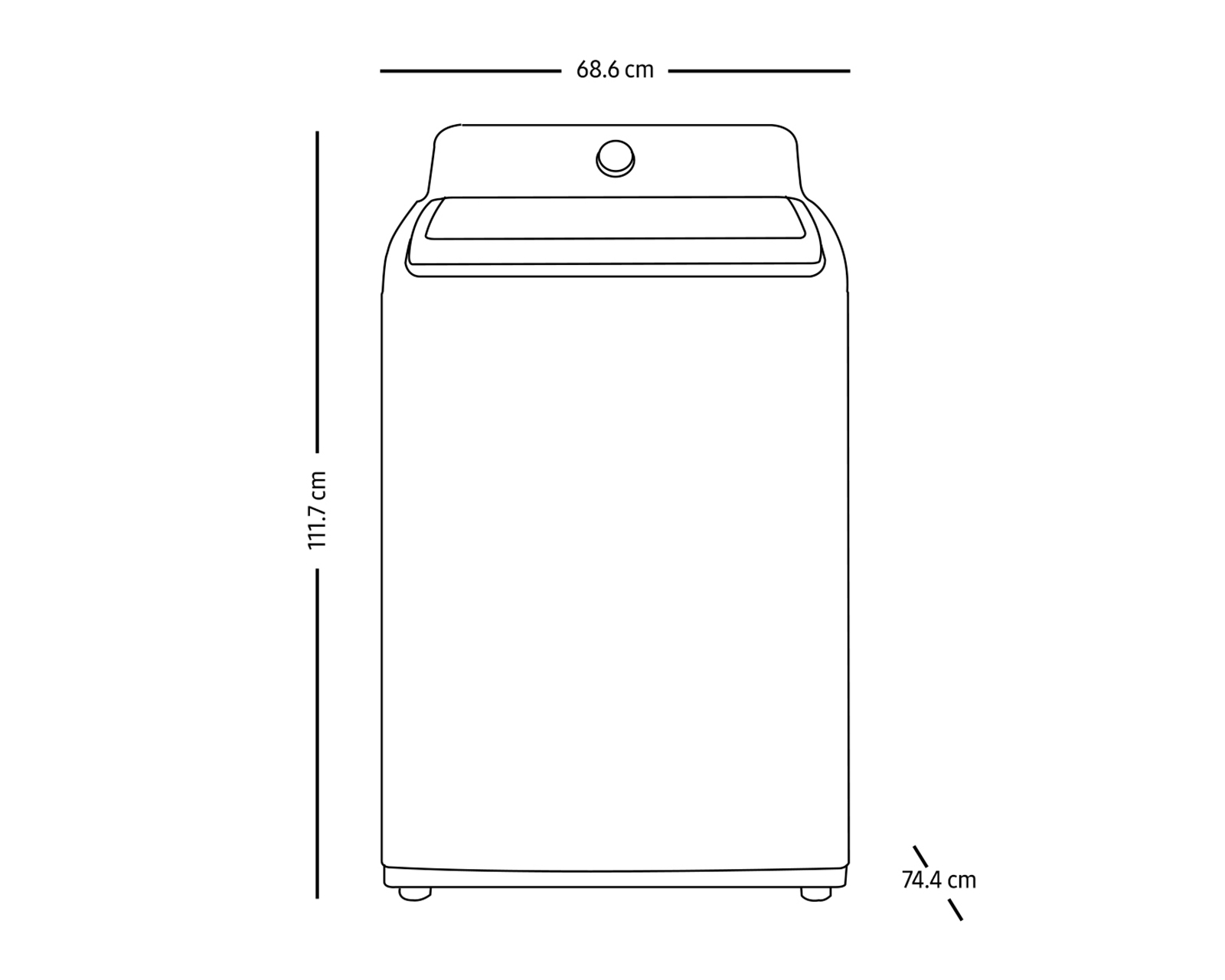 Foto 7 | Foto 7 | Lavadora Samsung Carga Superior WA22C3543GWAX 22 kg Blanca
