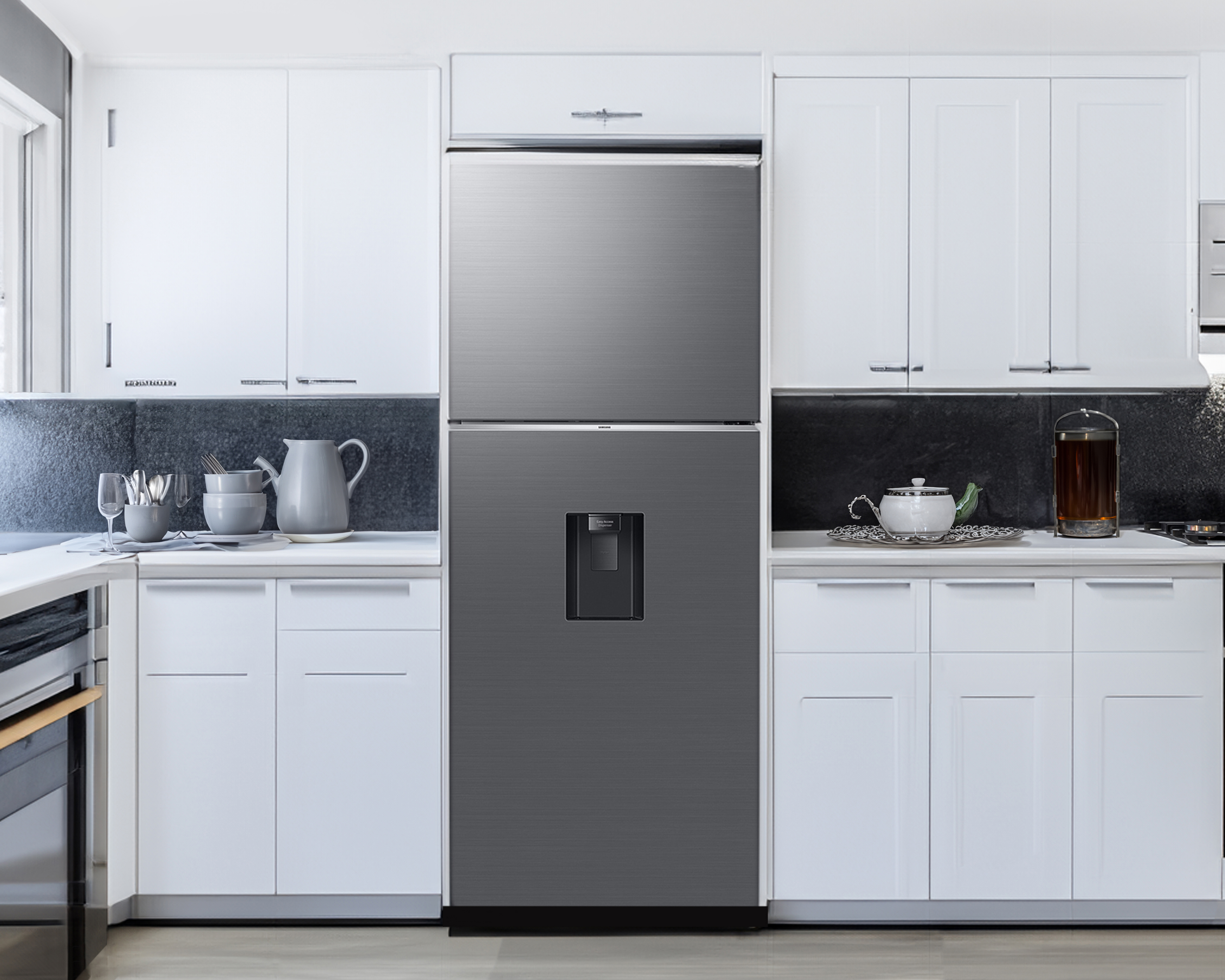Foto 8 | Foto 8 | Refrigerador Samsung Top Mount 14 Pies Plateado RT38DG6224S9EM